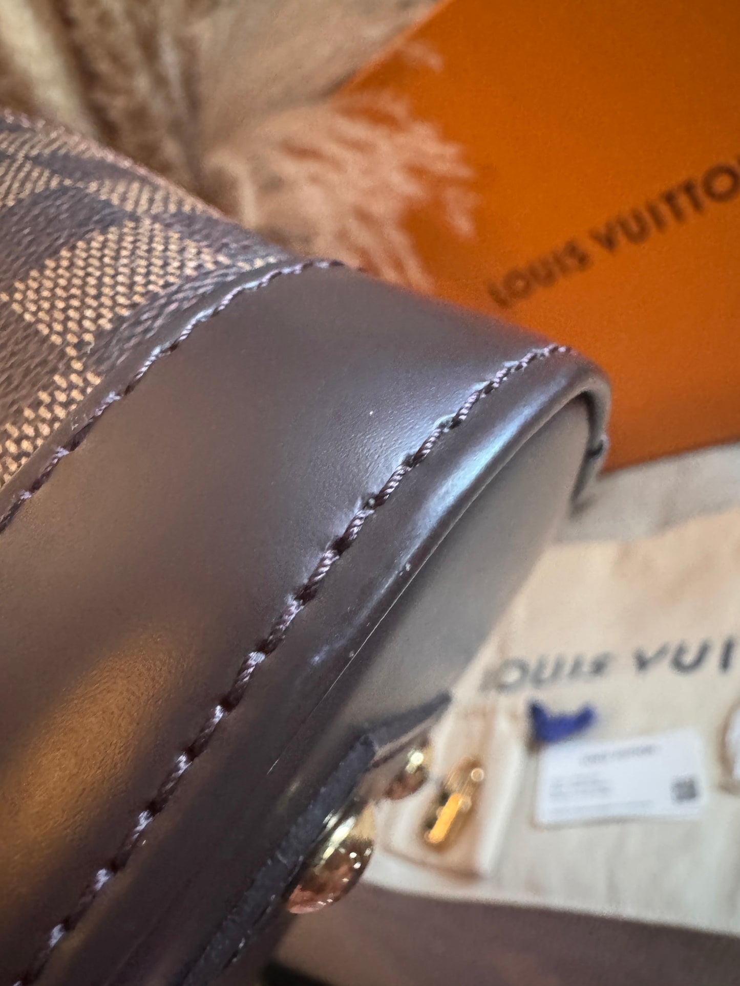 Louis Vuitton Alma BB in Damier Ebene