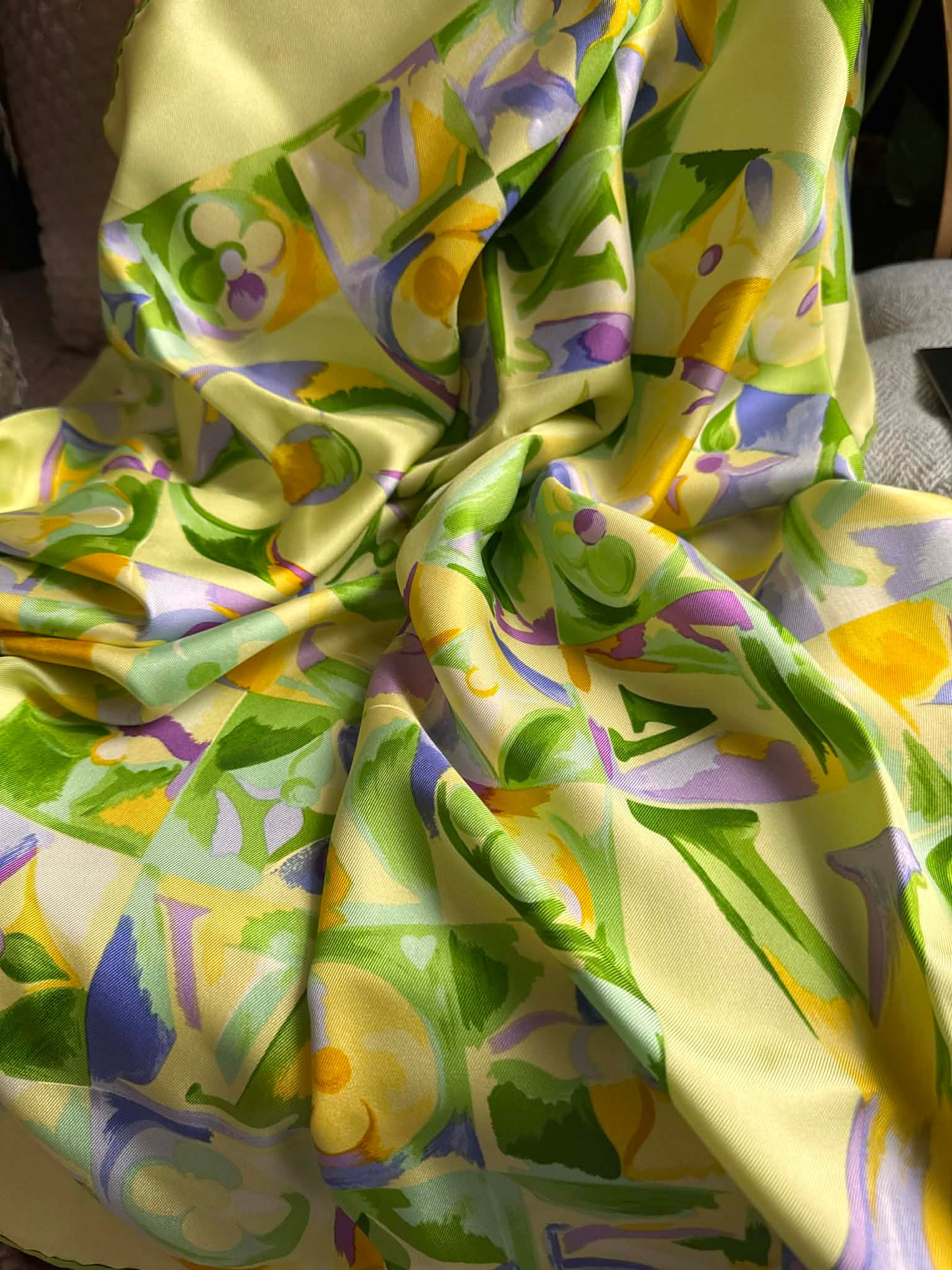 Louis Vuitton 100% Silk Scarf