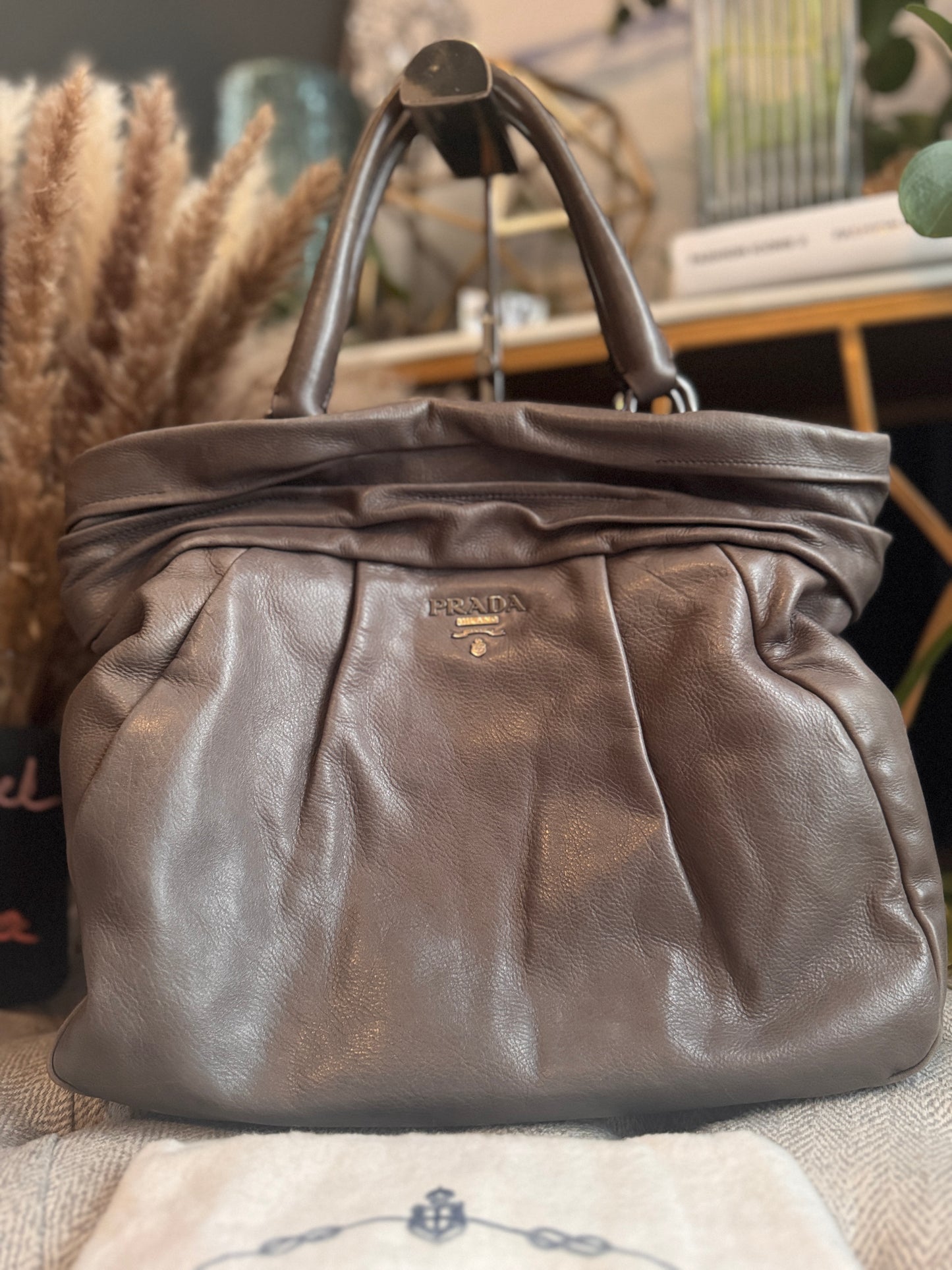 Prada Leather Tote