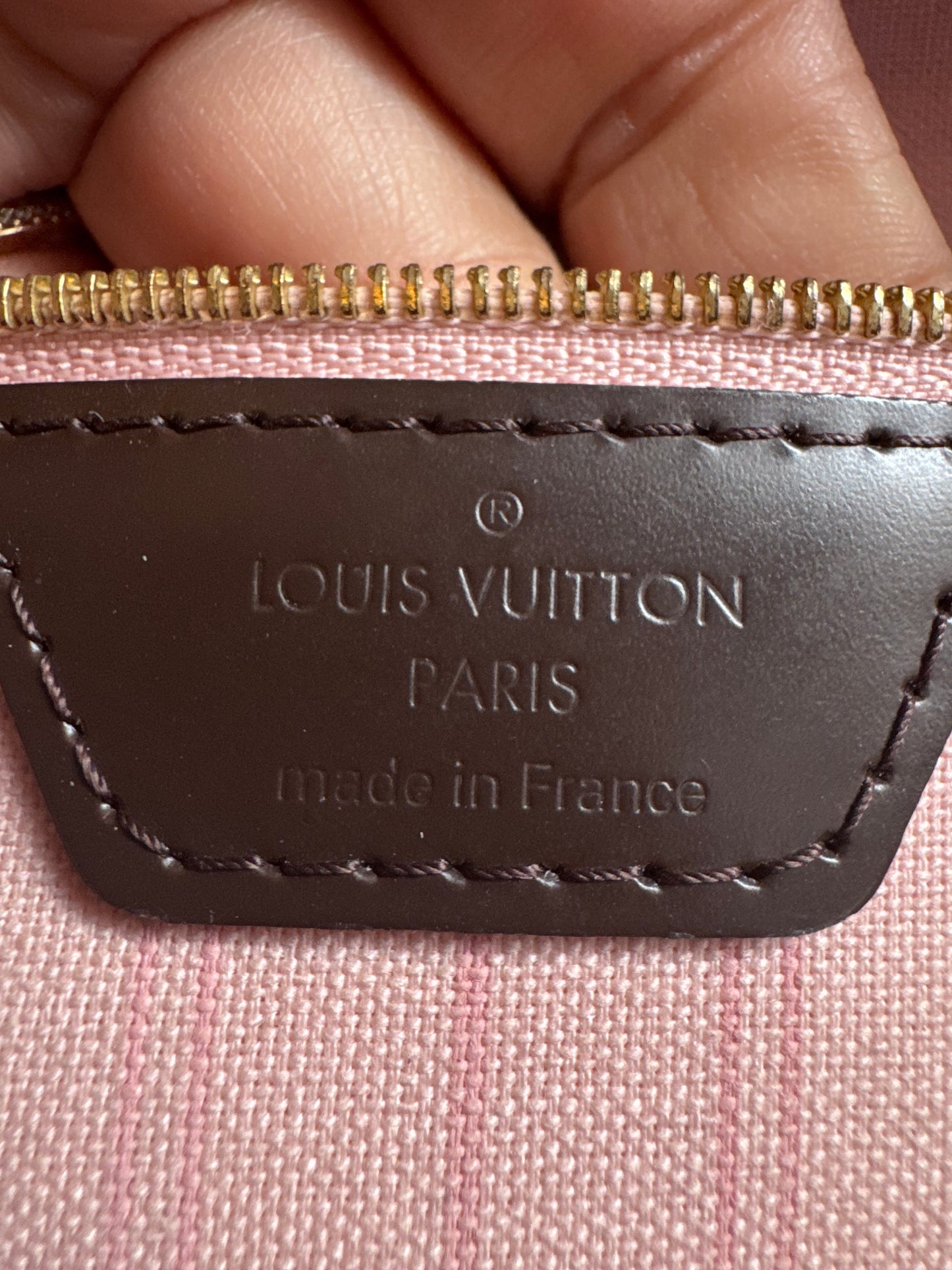 Neverfull MM in Damier Ebene -Rose Ballerine