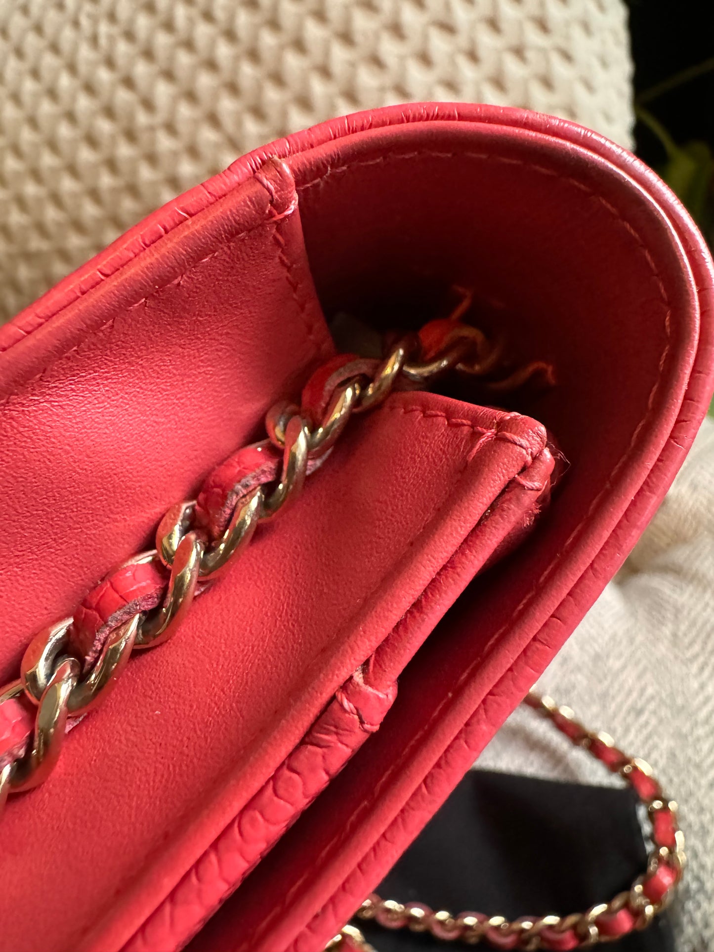 Chanel WOC Caviar in GOLD Hardware
