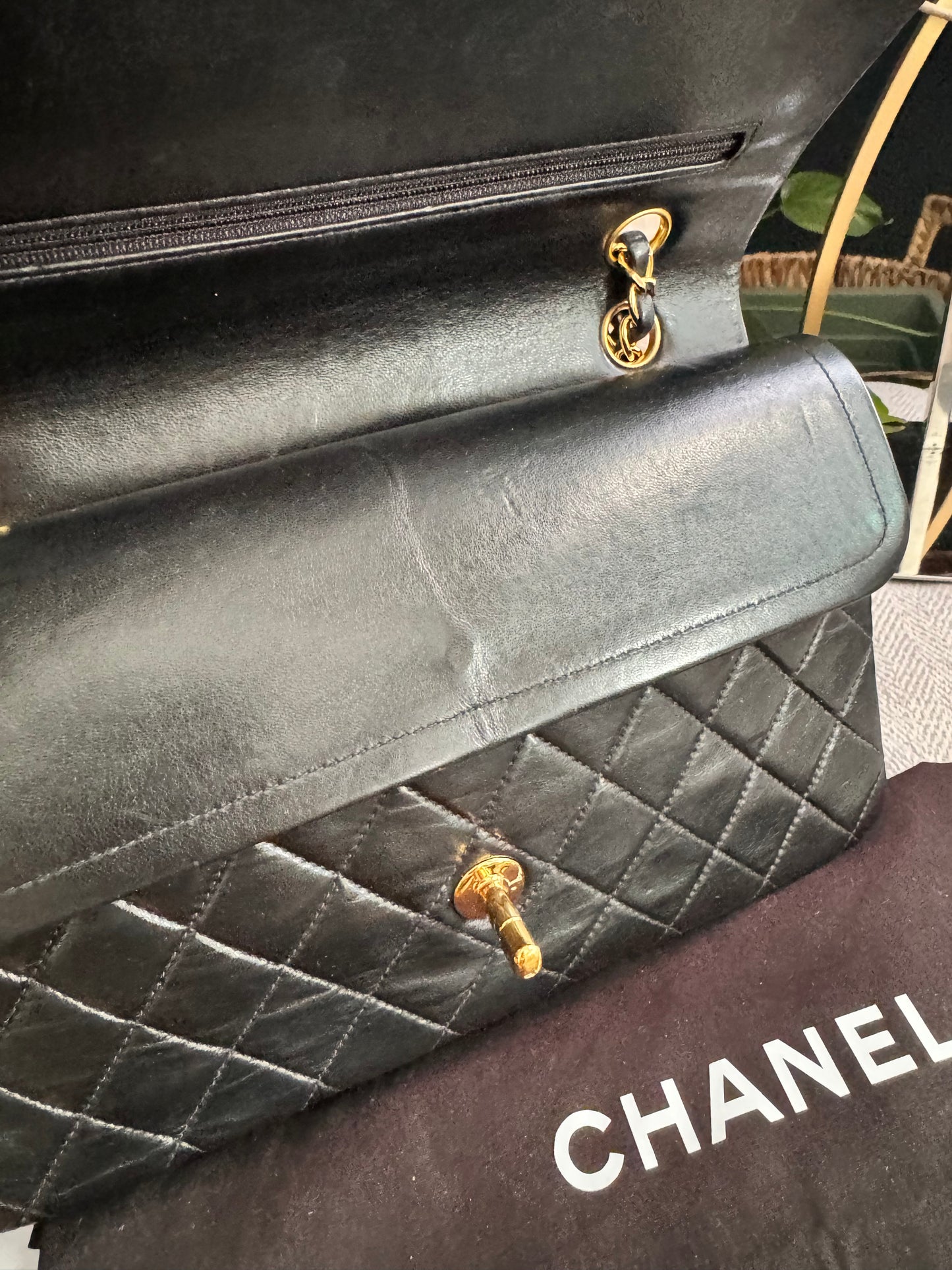 Chanel Vintage Double Flap in Lambskin