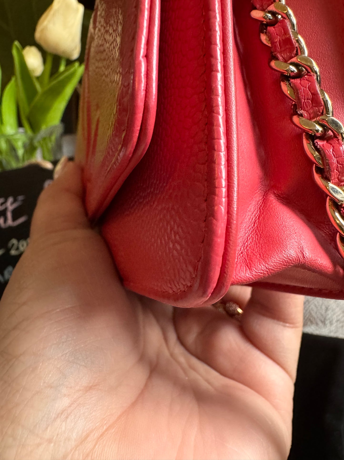 Chanel WOC Caviar in GOLD Hardware