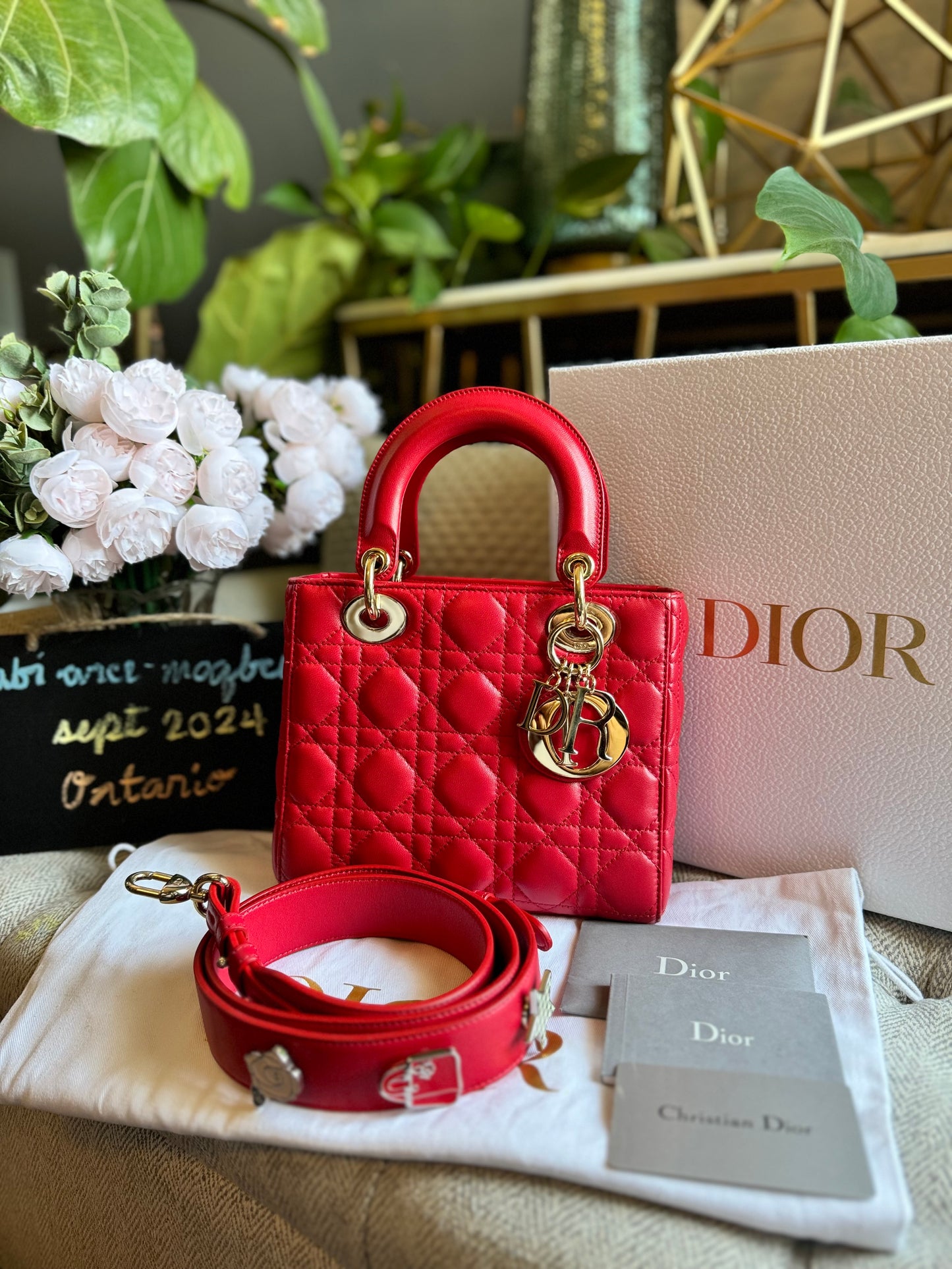 Dior Small Lady Dior My ABC bag