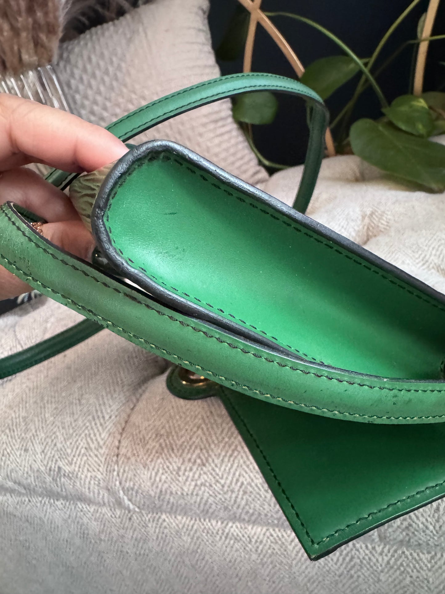 Louis Vuitton Epi Pochette Arche in Borneo Green