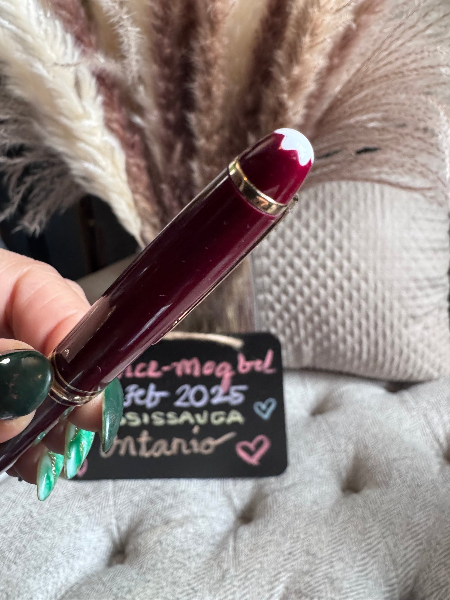 Montblanc Ballpoint Meisterstuck Pen in Burgundy