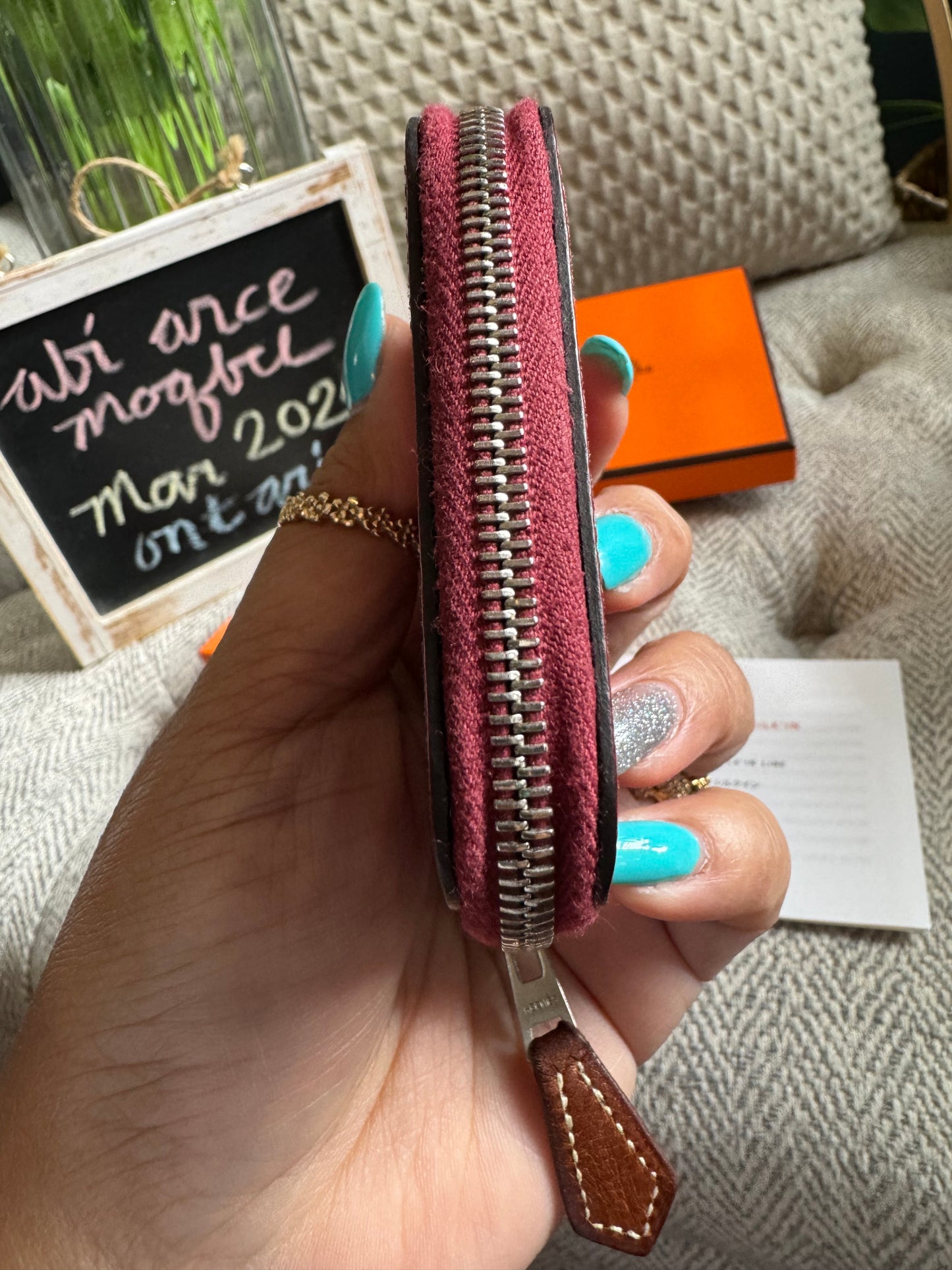 Hermes Silk’in Coin purse