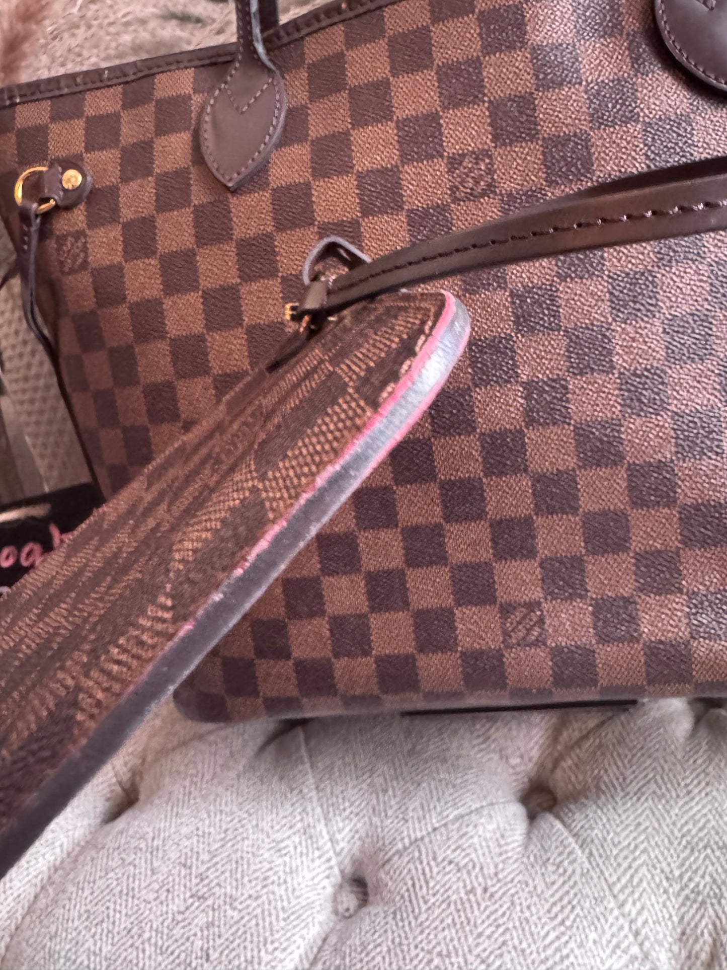 Neverfull MM in Damier Ebene -Rose Ballerine