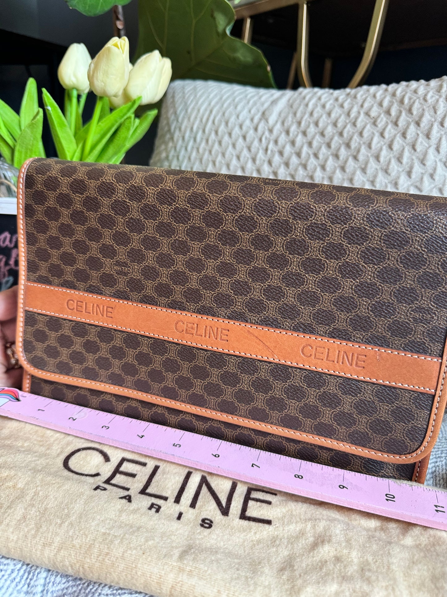 Celine Vintage Macadam Crossbody