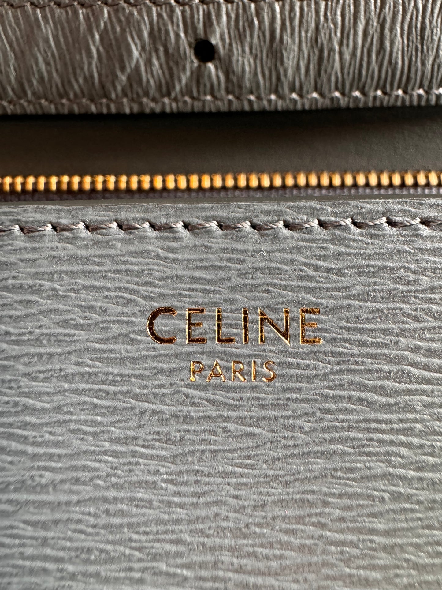 Celine Medium Box Bag in Grey