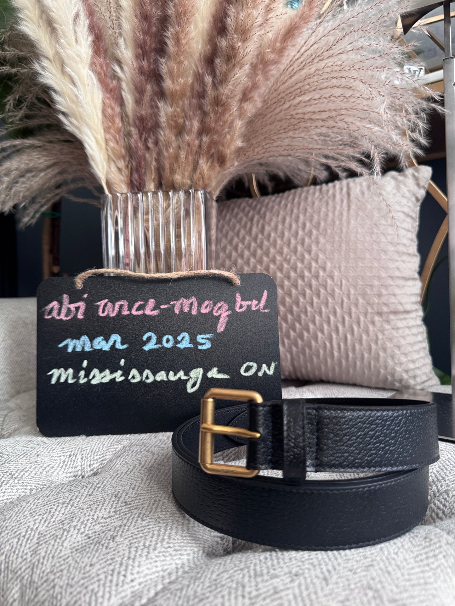 Gucci Leather Belt-Brand New