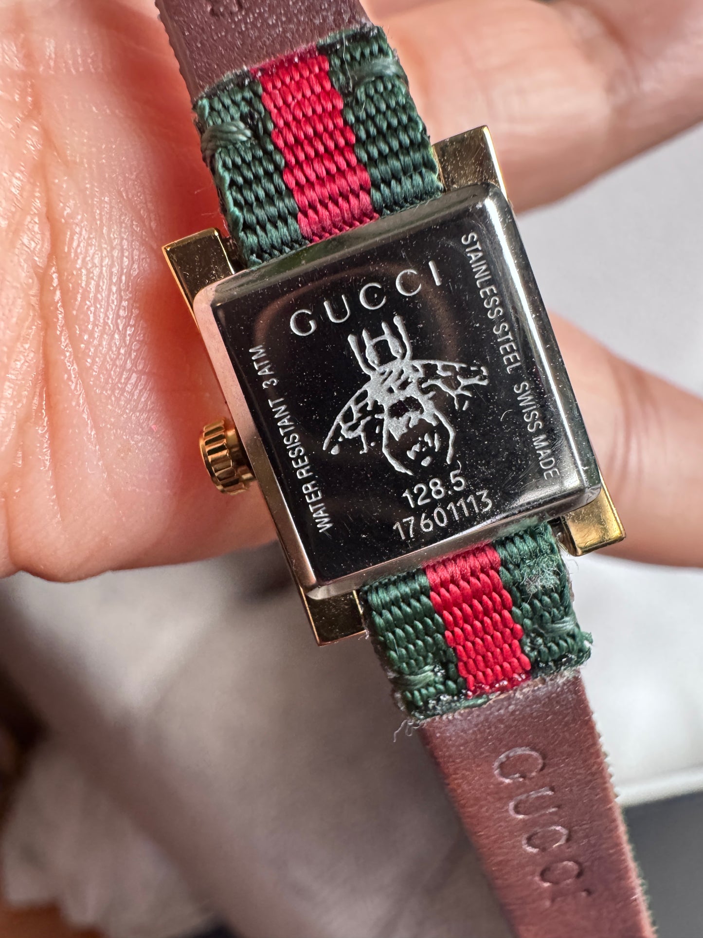 Gucci Vintage Web Strap Watch