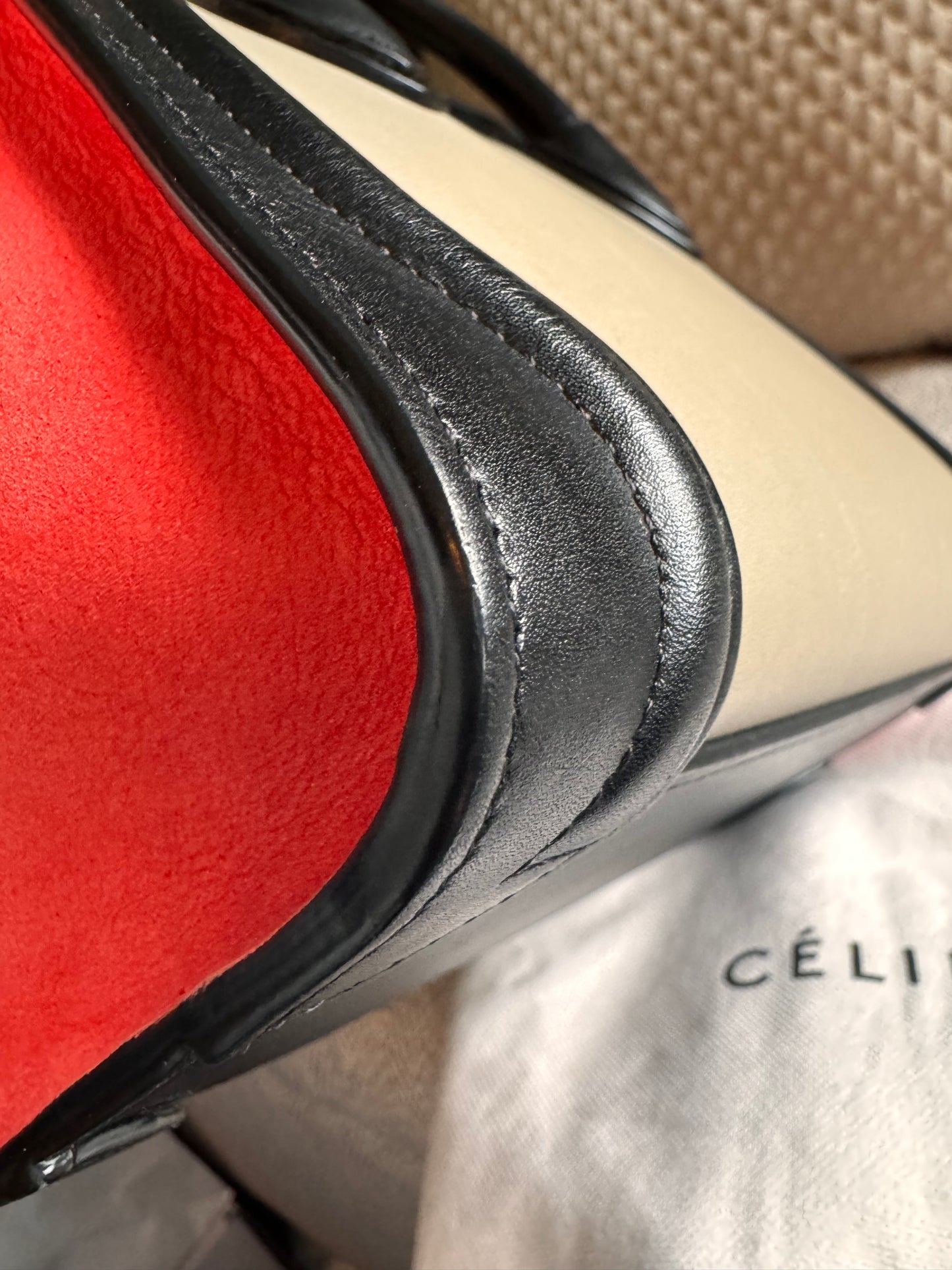 Celine Nano Luggage in TriColour