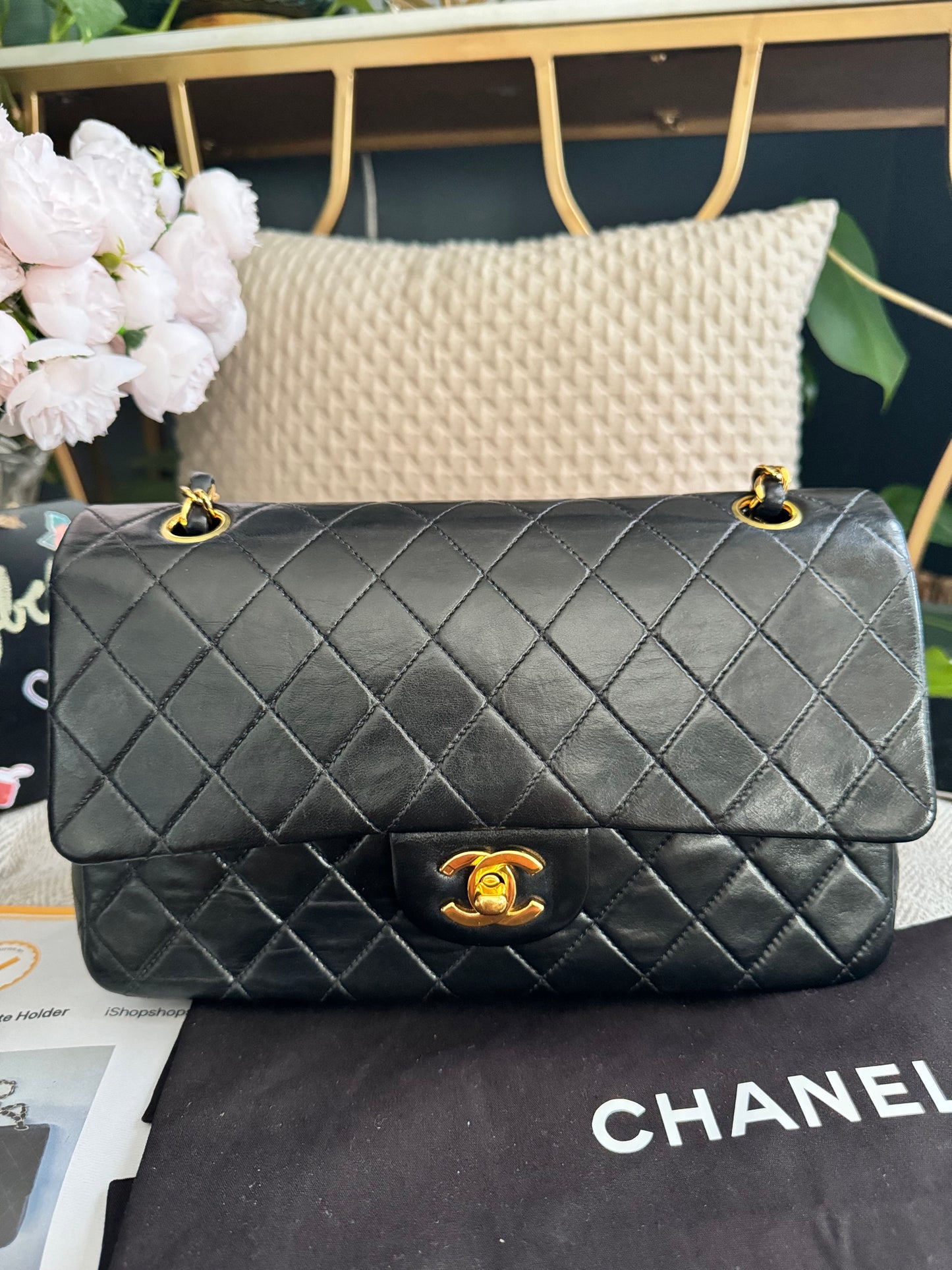 Chanel Vintage Double Flap in Lambskin