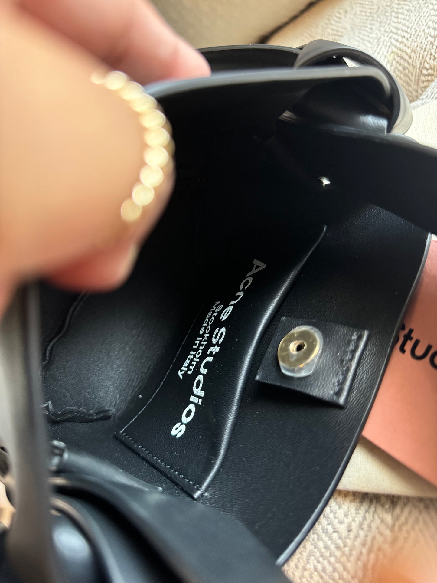 Acne Studios Micro Musubi in Black