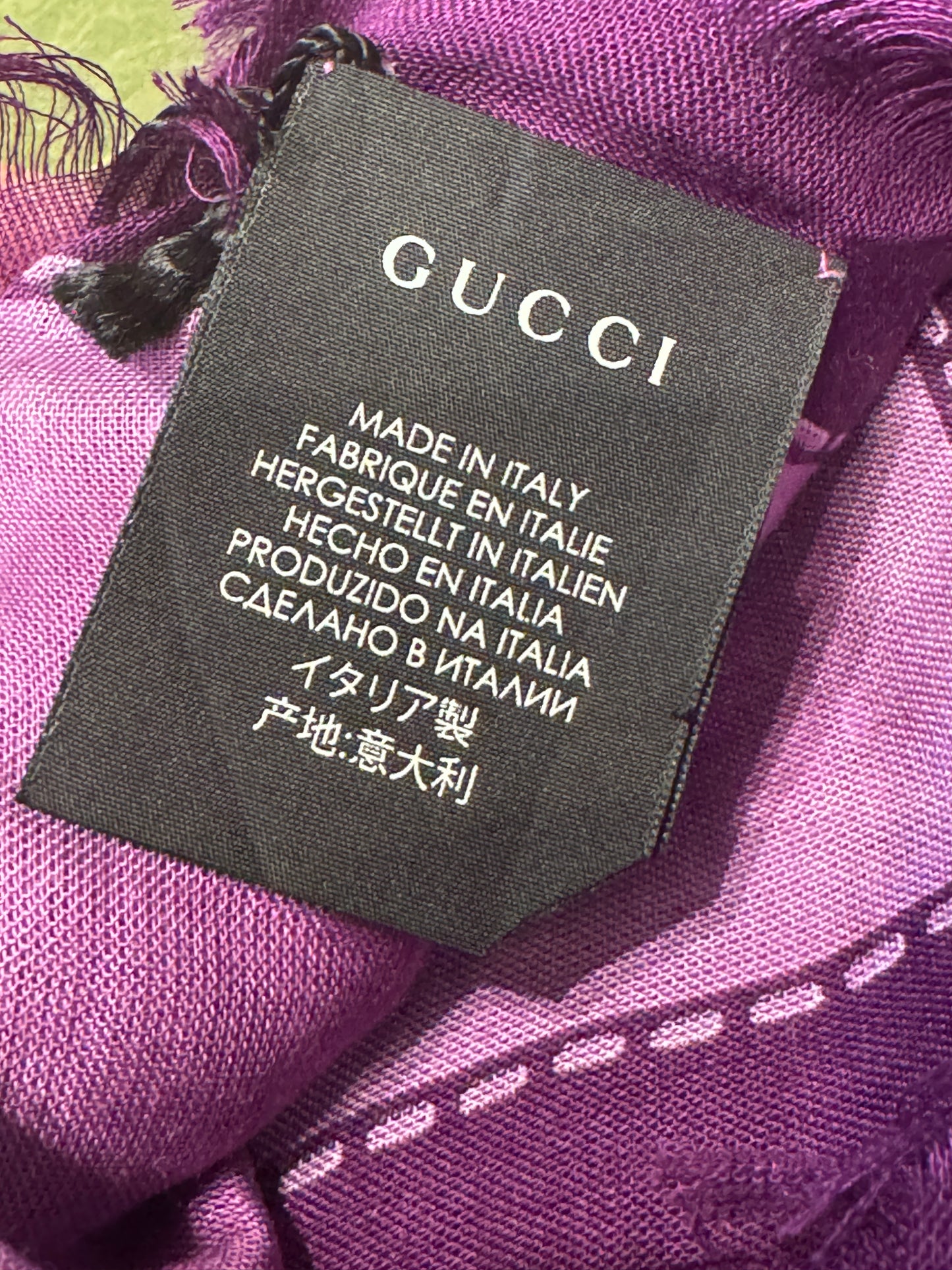 Gucci Modal Scarf NWT