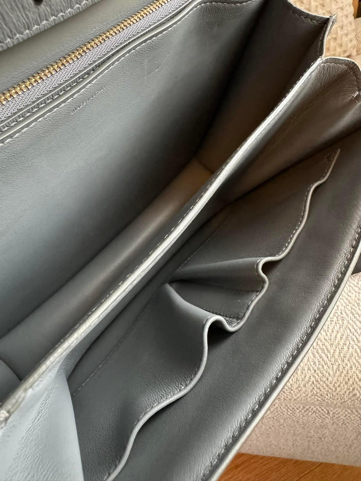 Celine Medium Box Bag in Grey