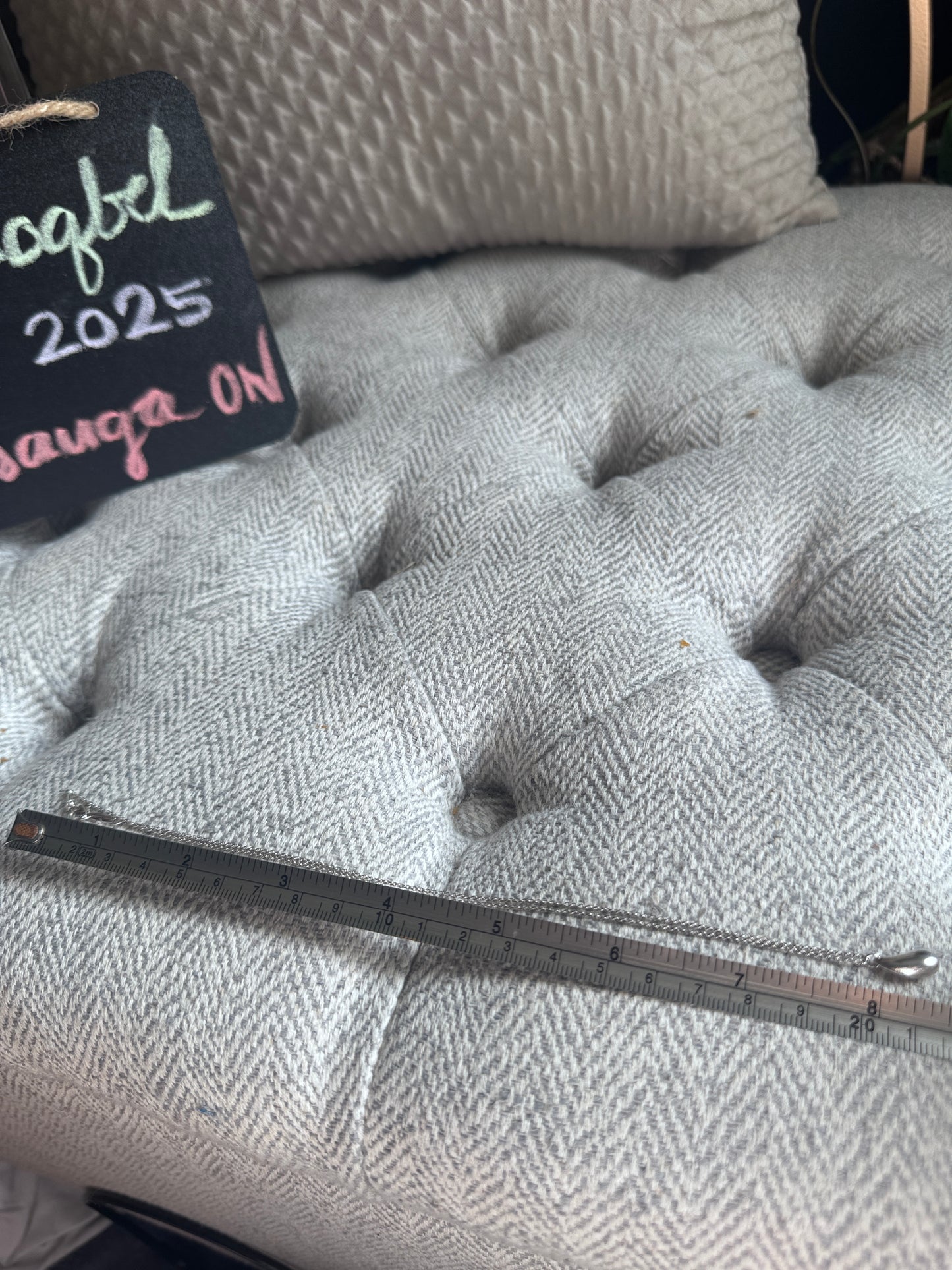 Tiffany&Co Teardrop Necklace in Sterling Silver