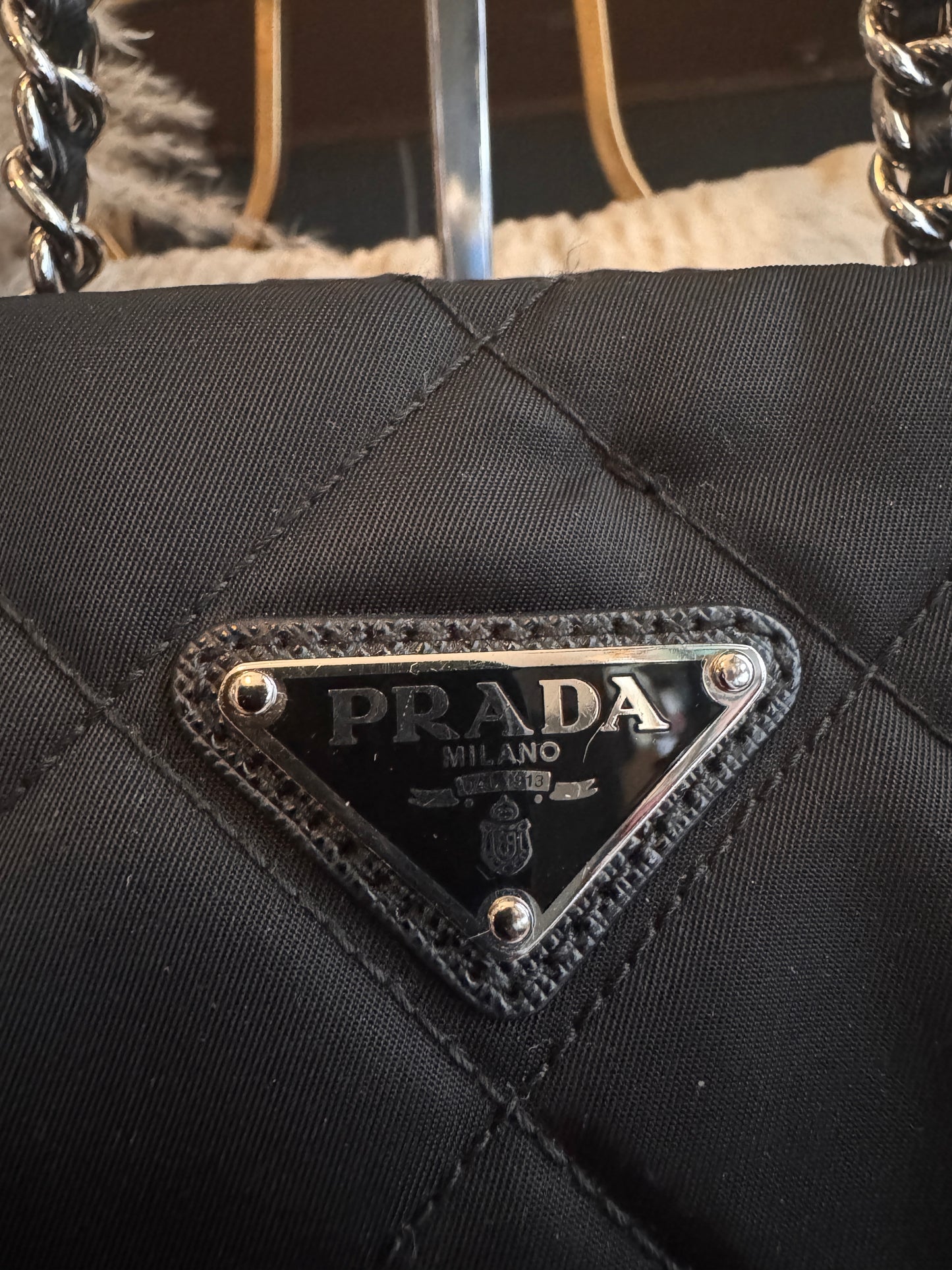 Prada Tessuto Nero Tote