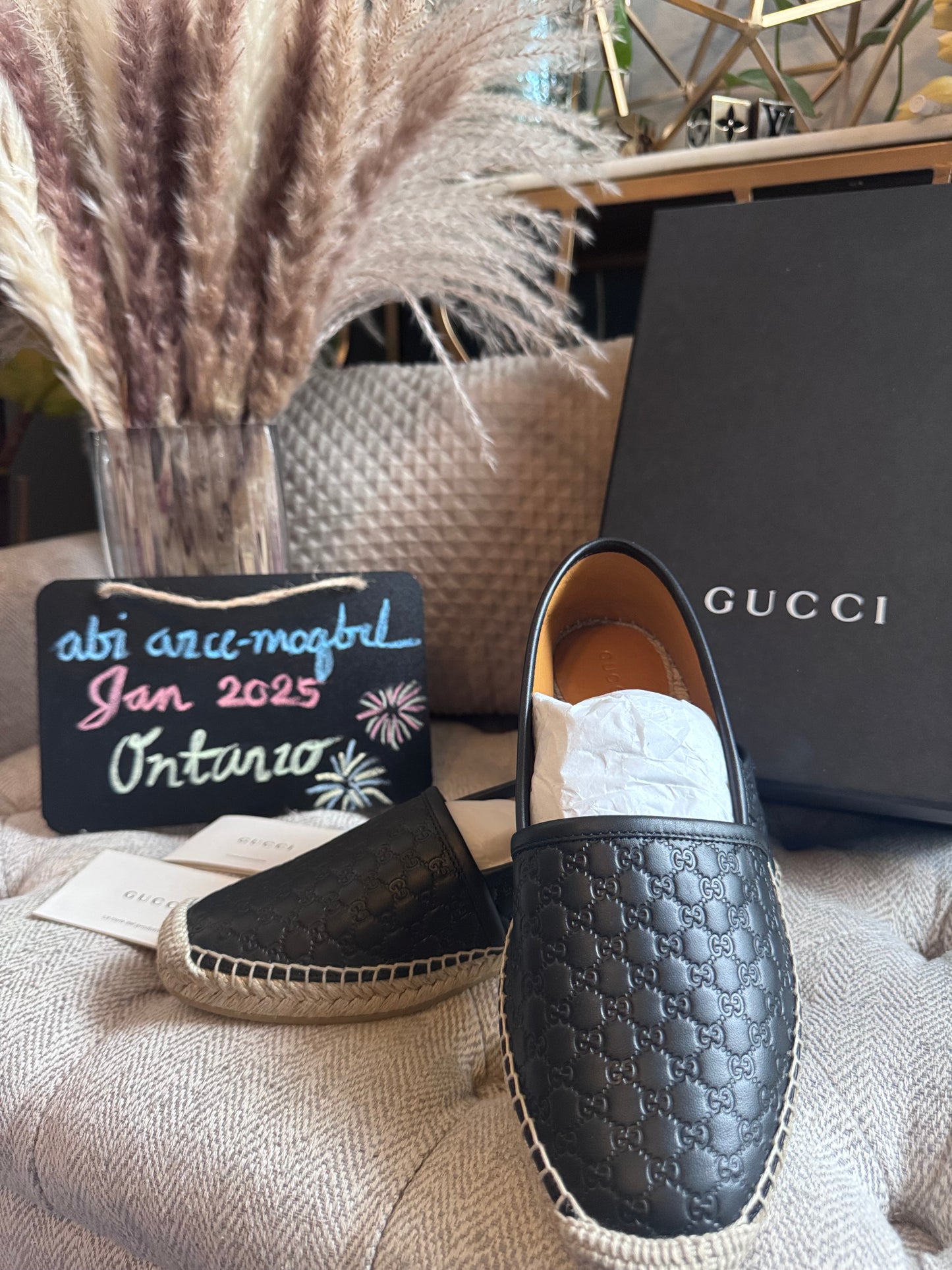 Gucci Leather Espadrilles-sz37