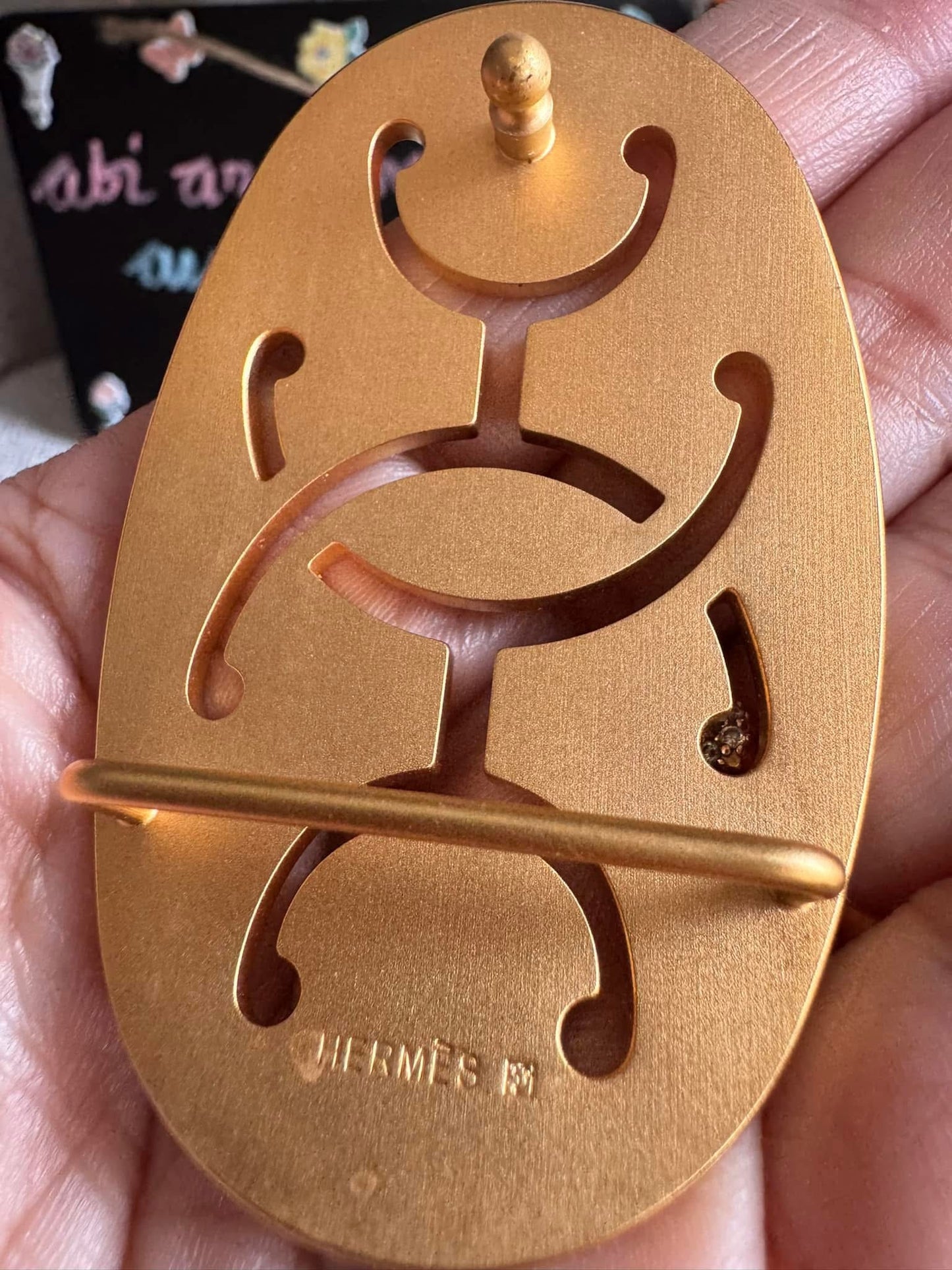 Hermes Belt with Gold Buckle