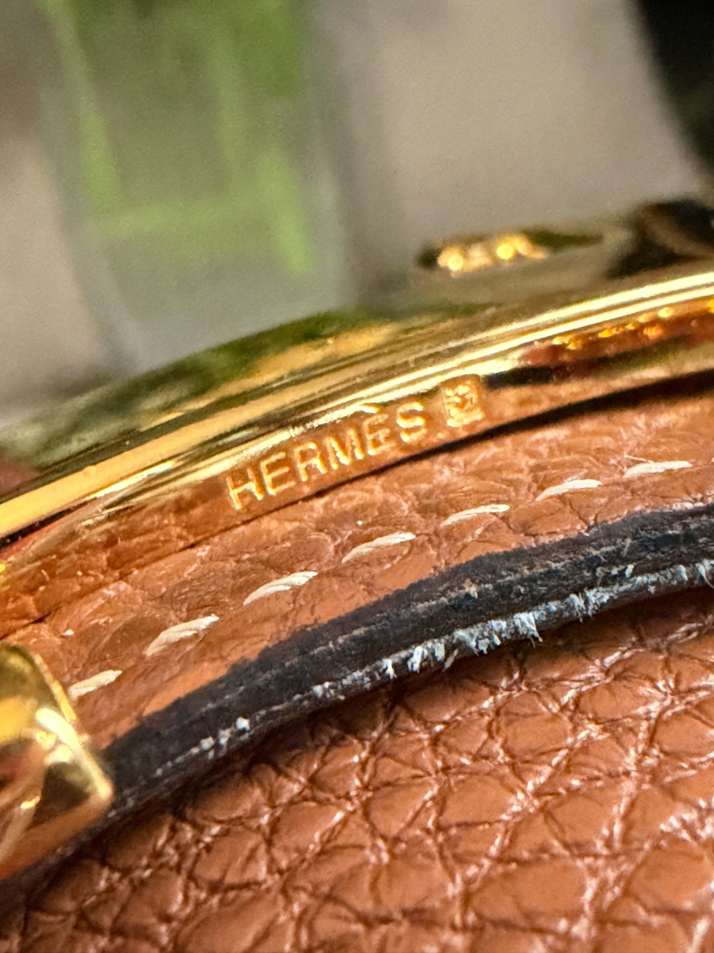 Hermes Constance Belt size 90
