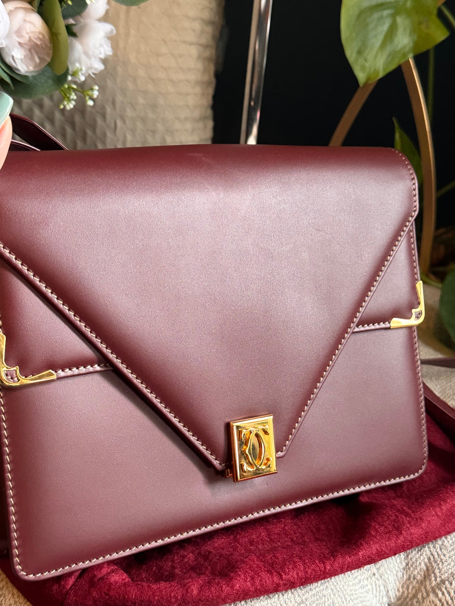 Cartier Vintage Must de Cartier Envelope Bag