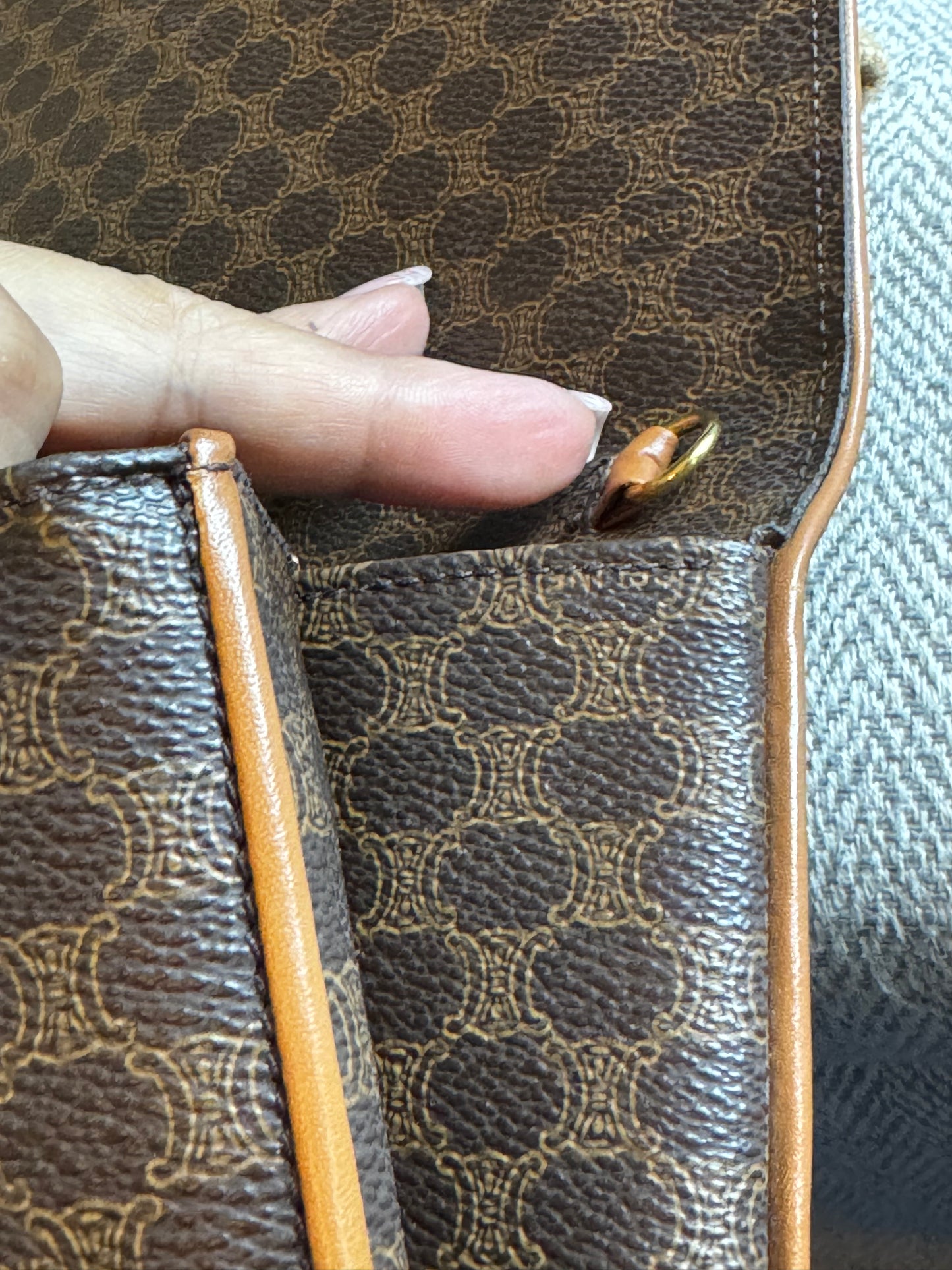Celine Vintage Macadam Clutch
