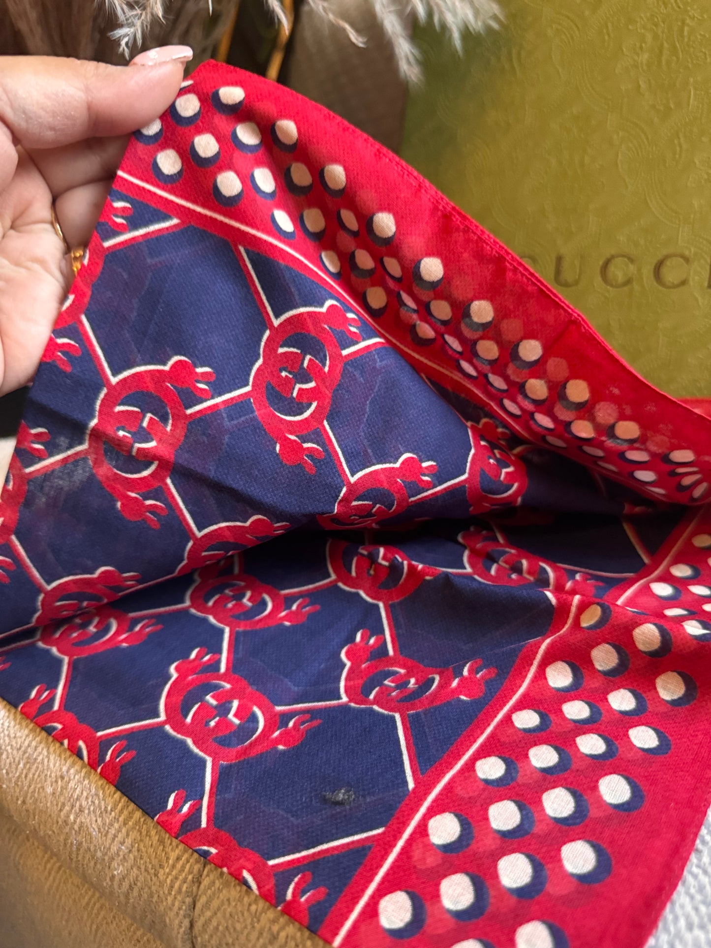 Gucci Scarf/Handlerchief/Brand New