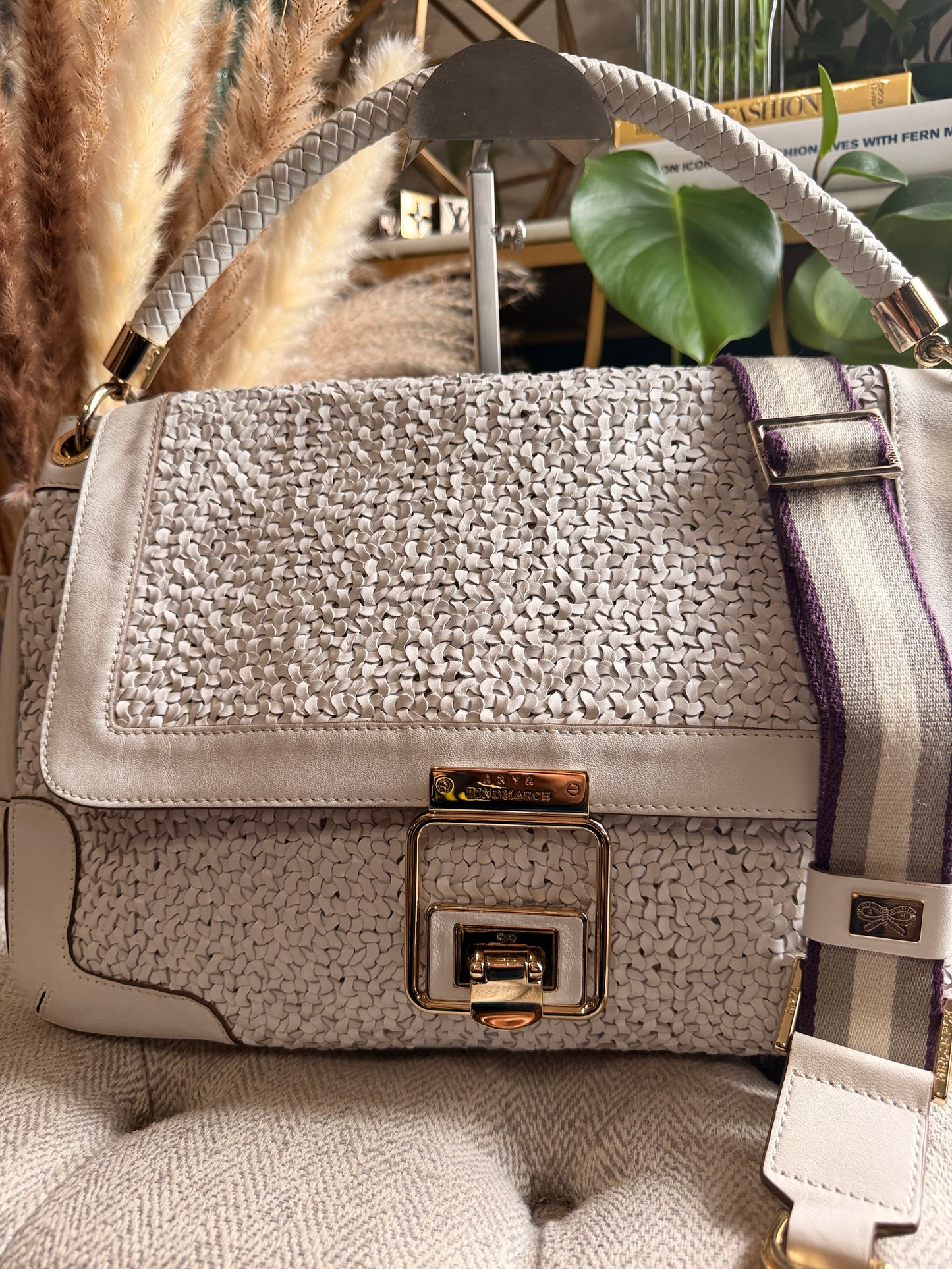 Anya Hindmarch Woven Leather bag