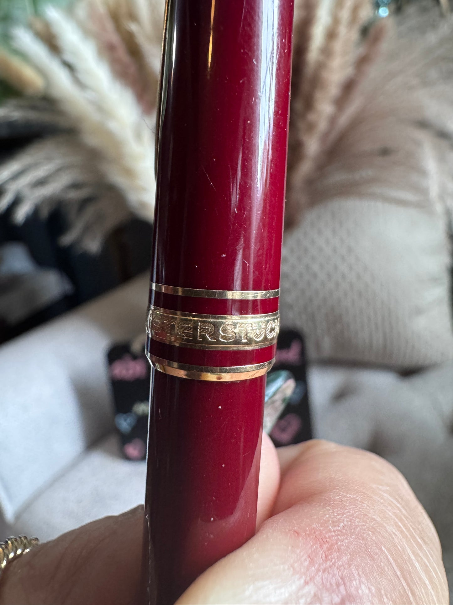 Montblanc Ballpoint Meisterstuck Pen in Burgundy