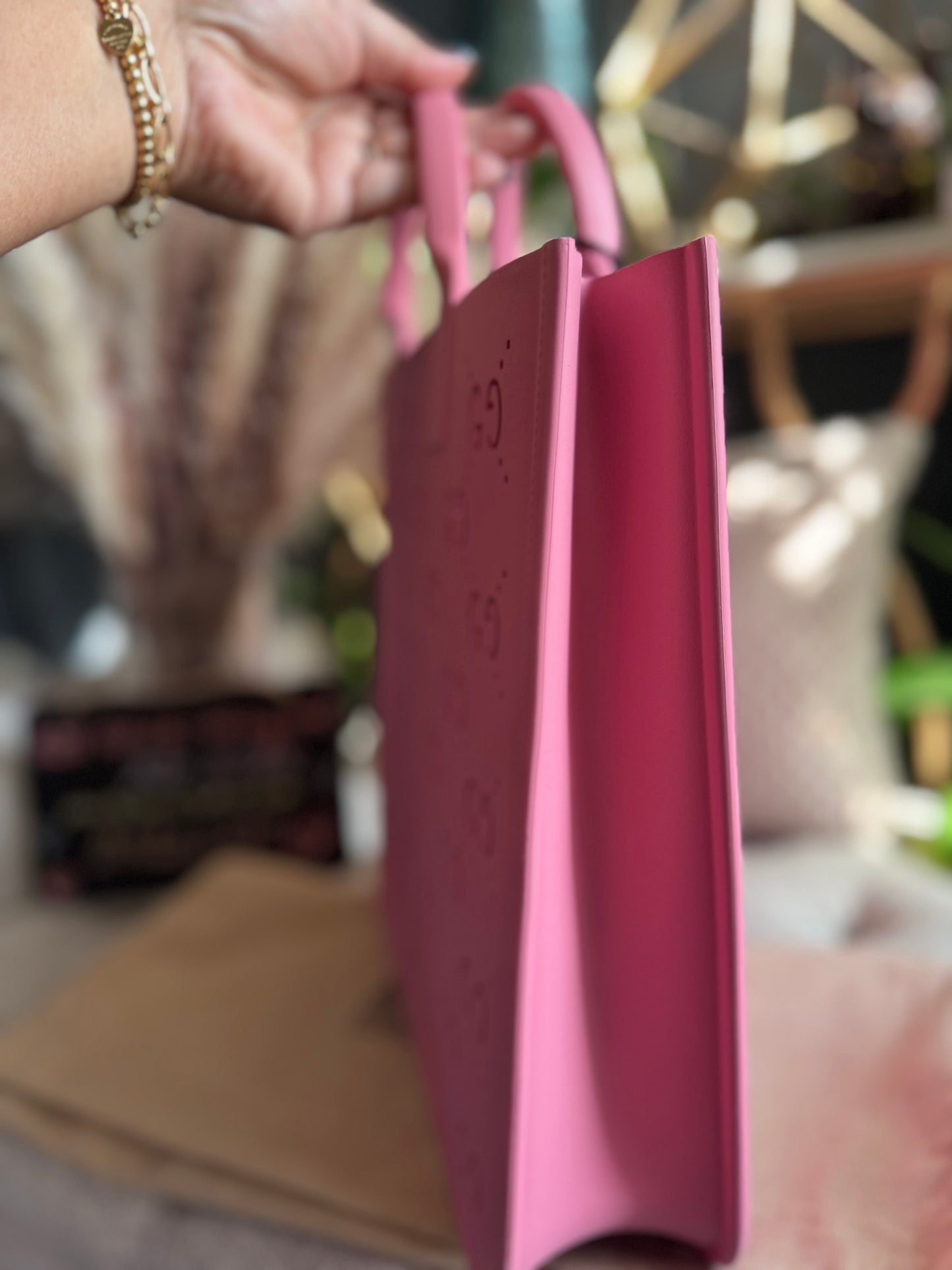 Gucci Rubber tote-PINK