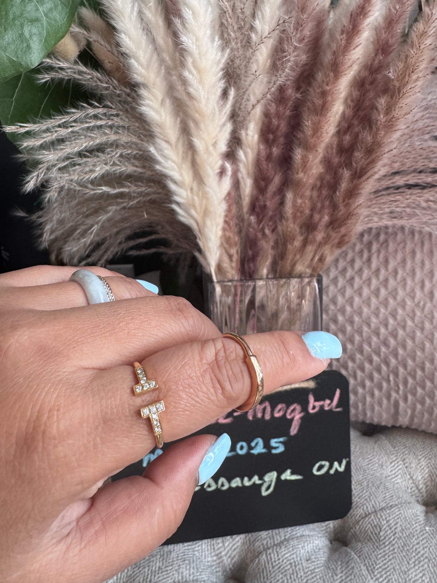 Tiffany & Co 18k Rose Gold Lock Ring