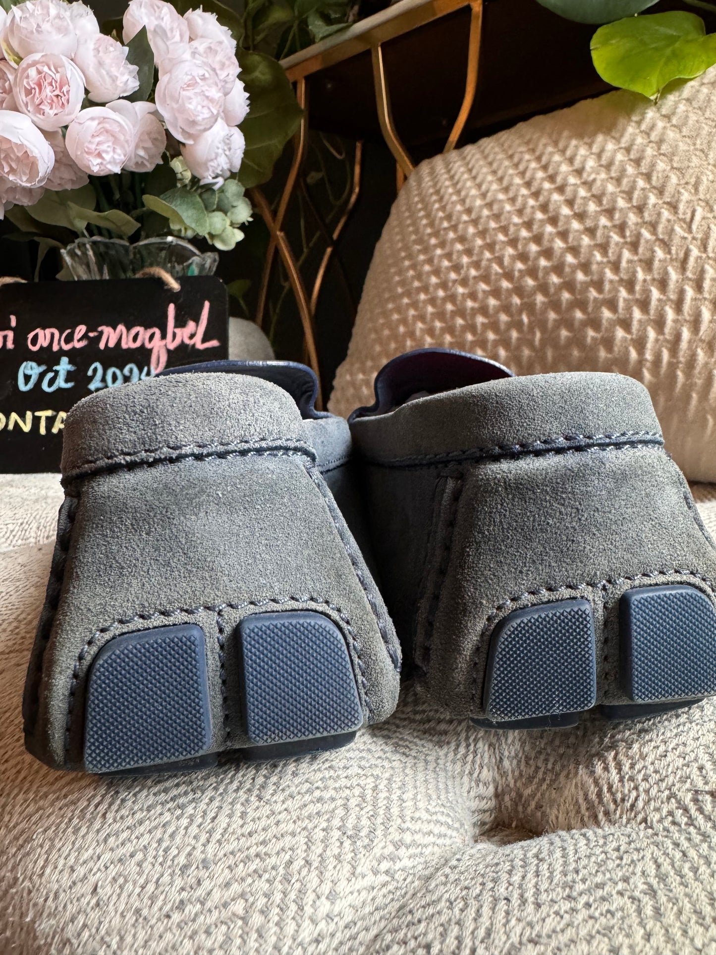 Louis Vuitton Suede Loafers (9.5 Men)