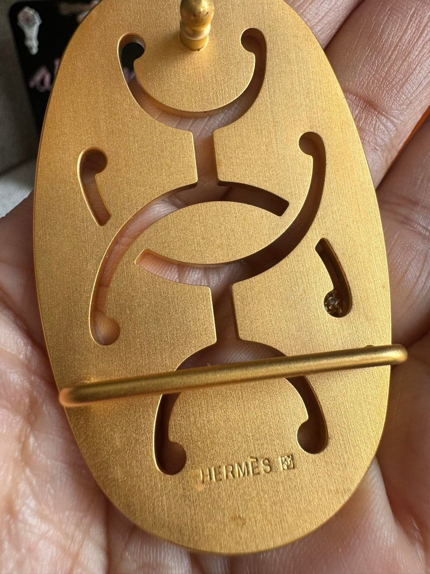 Hermes Belt with Gold Buckle