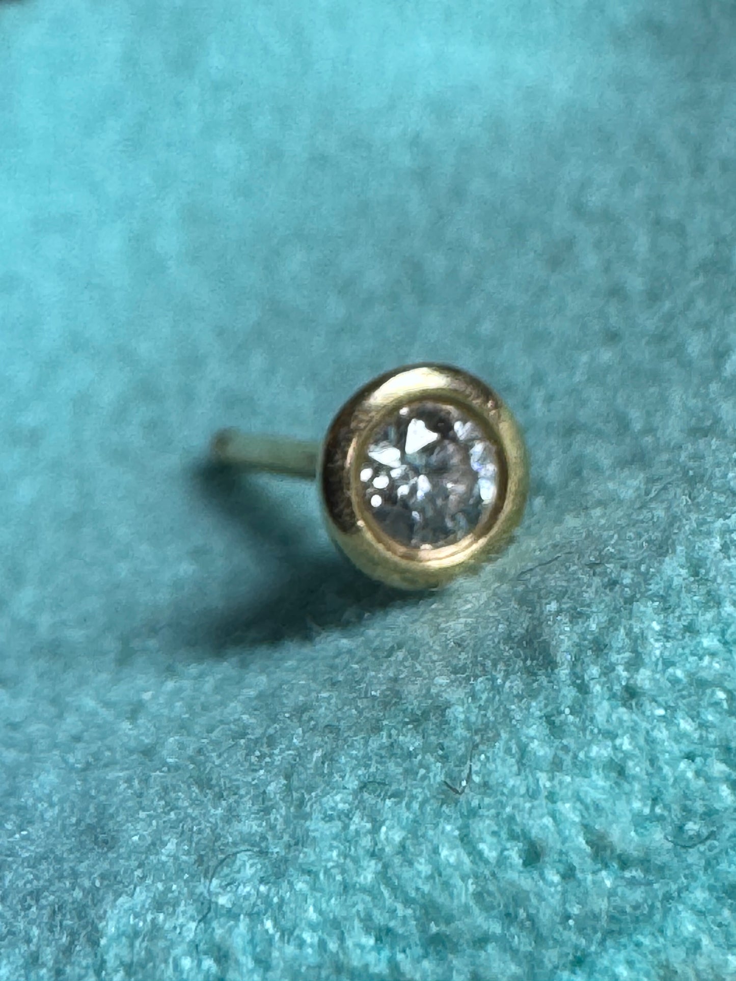 Tiffany&Co 18k Elsa Peretti Diamond by the Yard Earrings