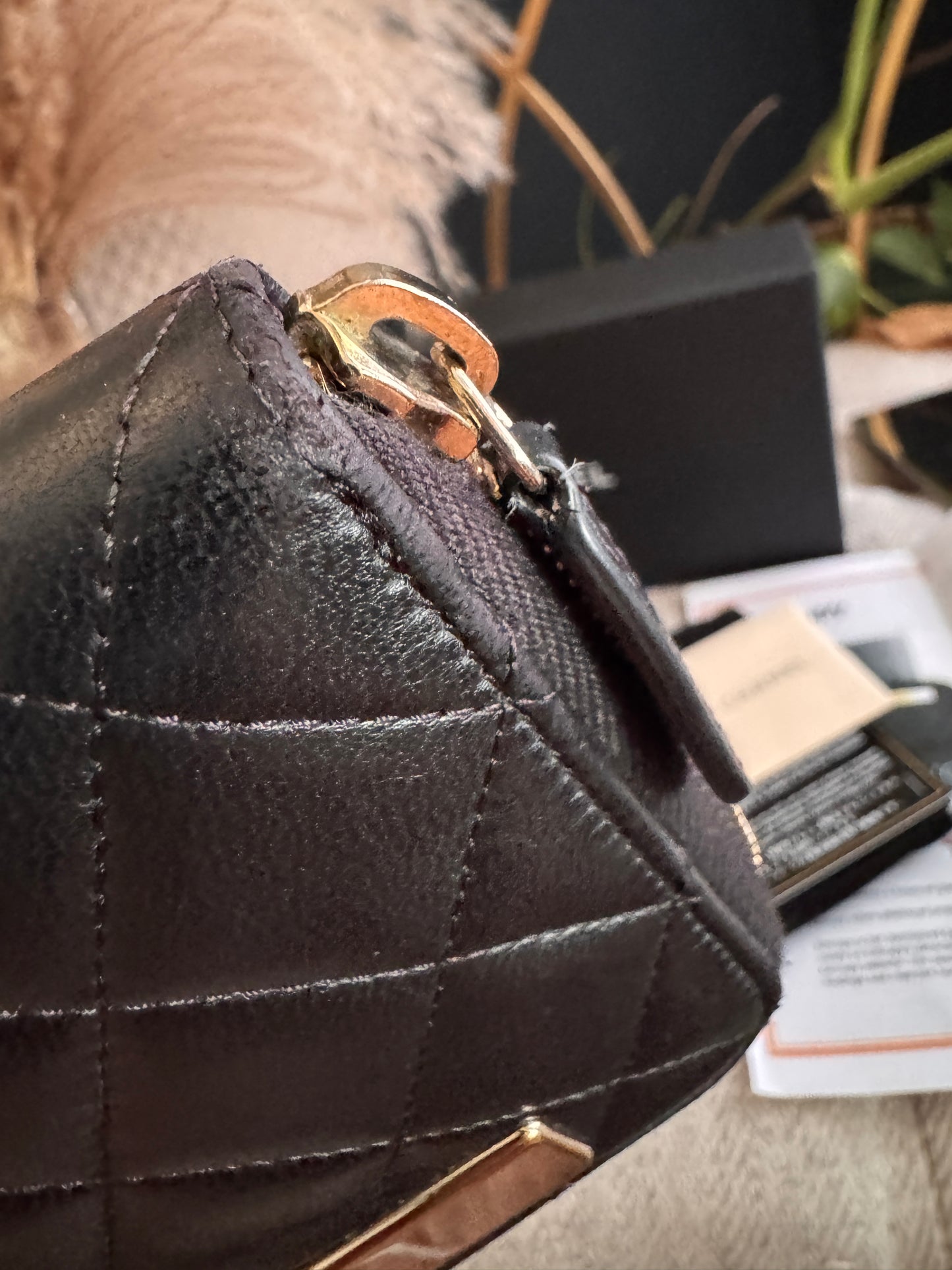 Chanel Trendy Zippy Wallet -Black GHW