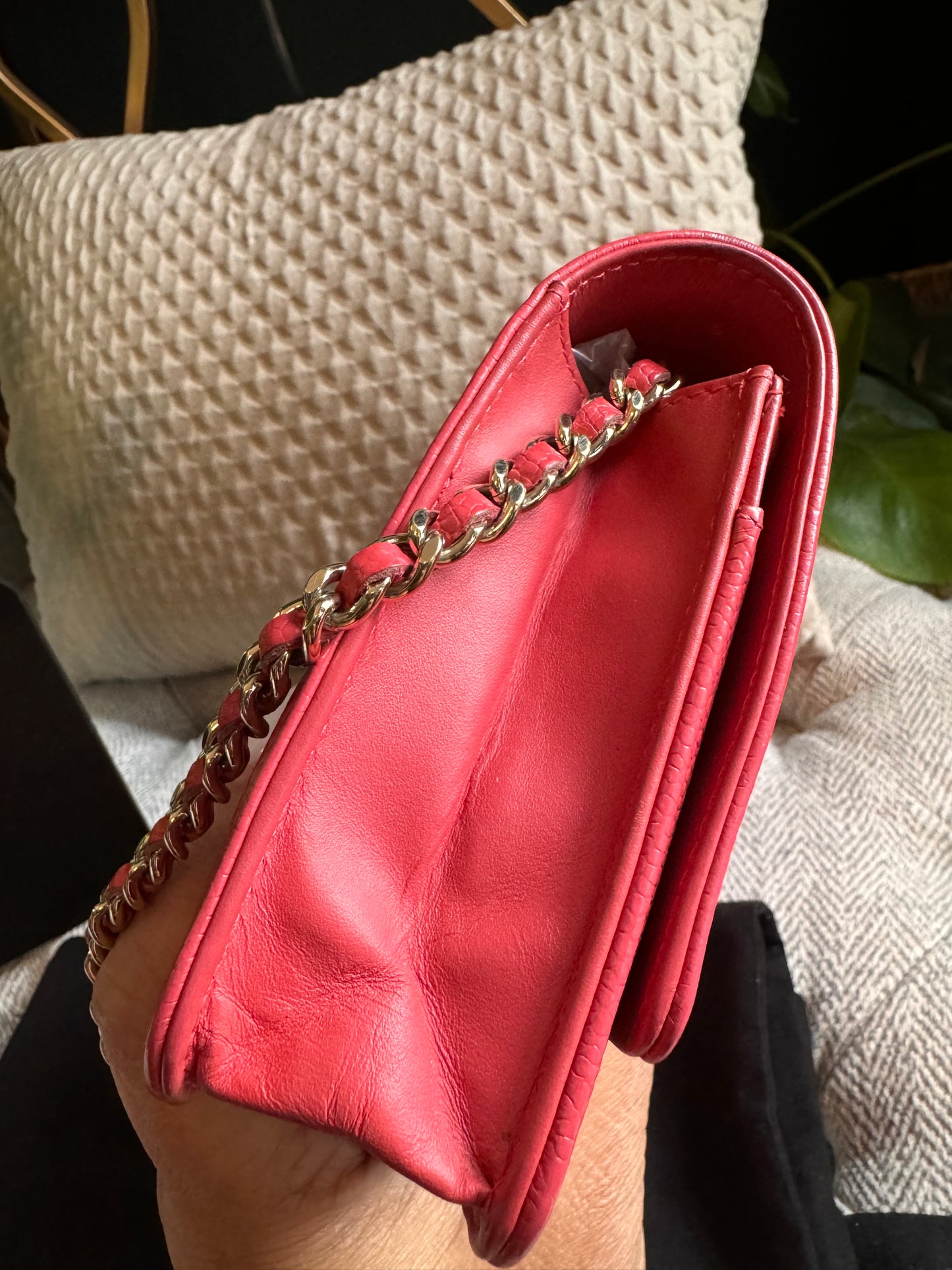 Chanel WOC Caviar in GOLD Hardware