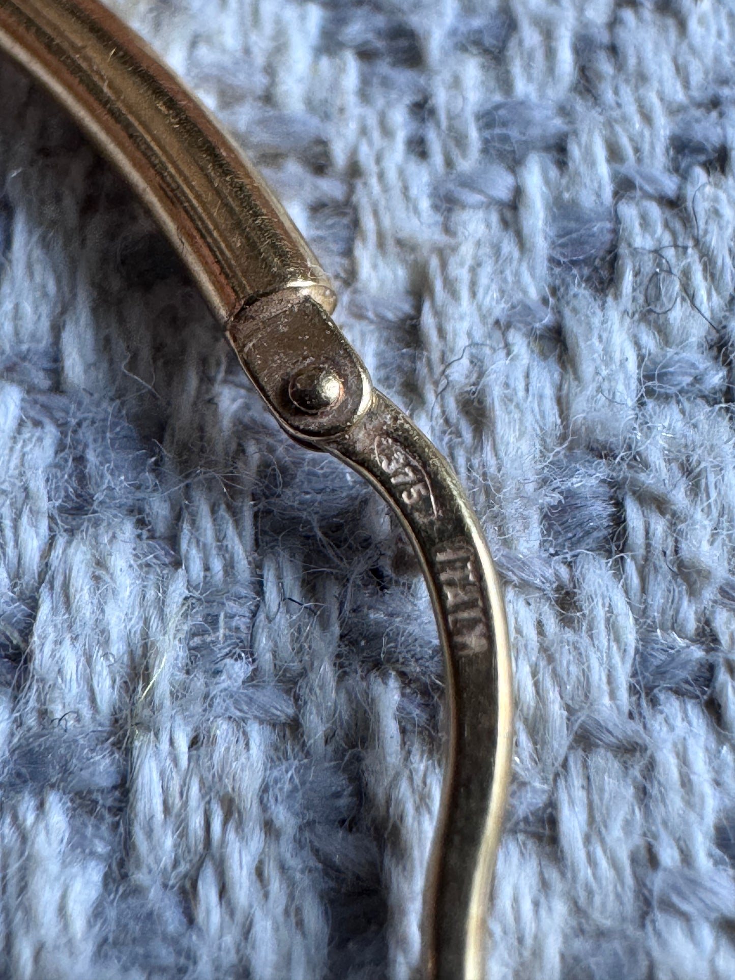 9Ct Gold Hoop Earrings