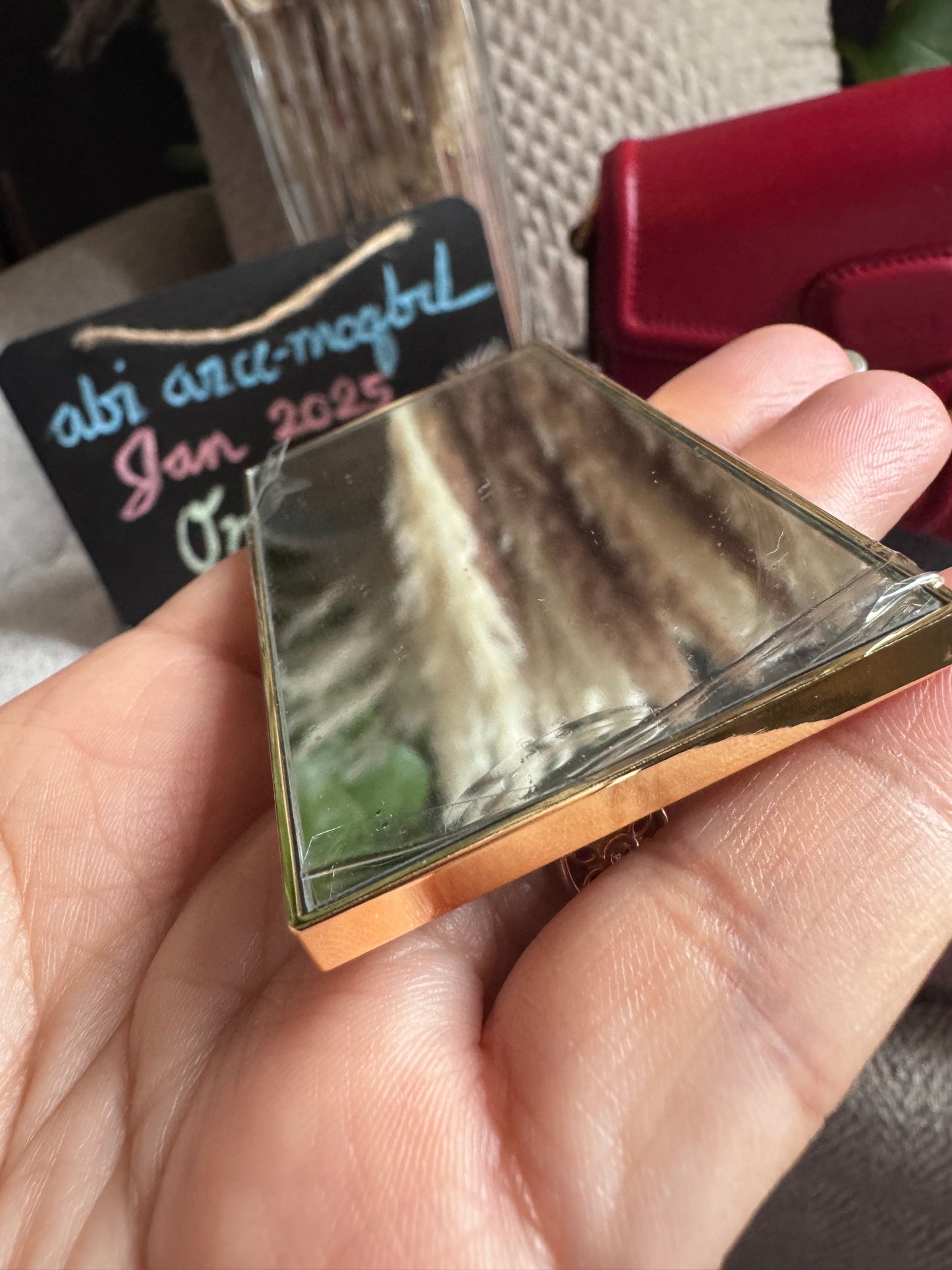 YVES SAINT LAURENT Beaute New Hand Mirror and Phone Ring