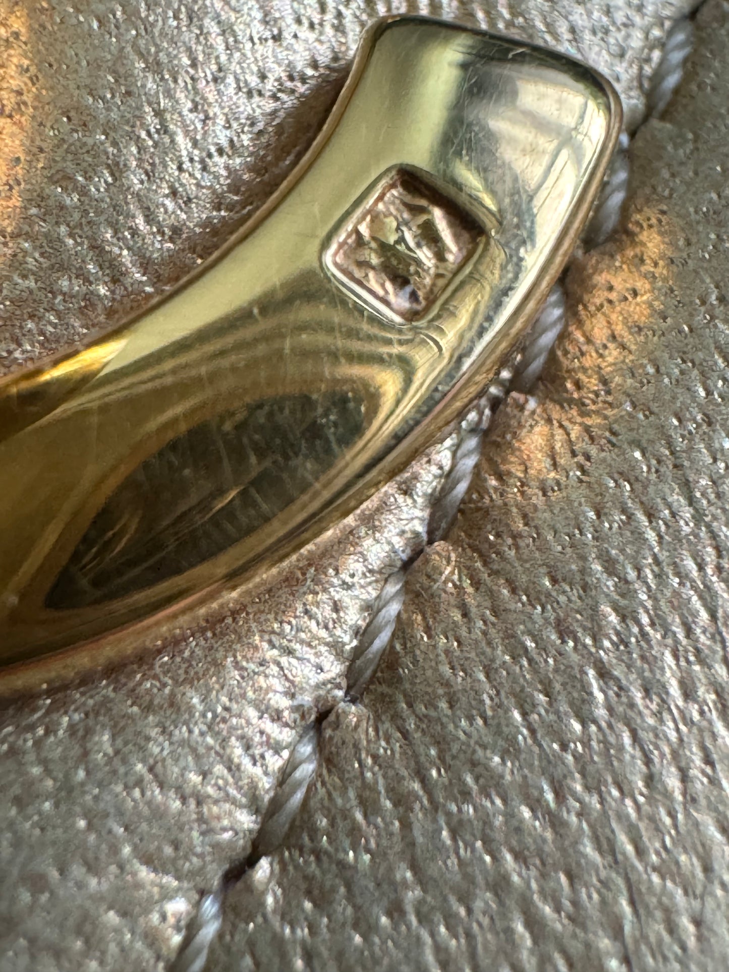 Chanel Metallic Lambskin Quilted Mini Flap Gold
