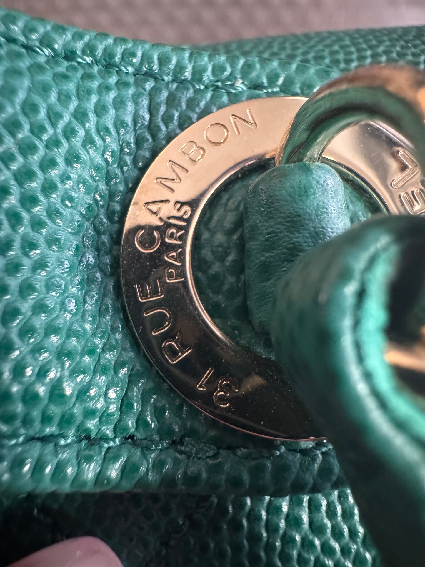 Chanel Business Affinity in gorgeous Green Caviar