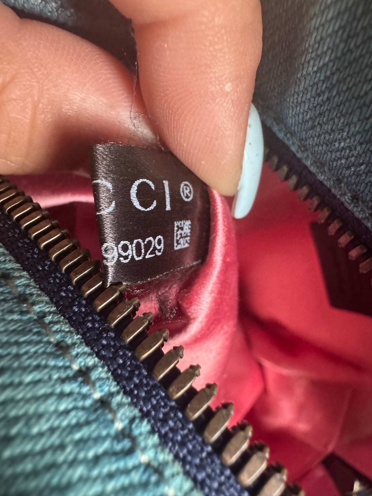 Gucci Marmont Denim Backpack