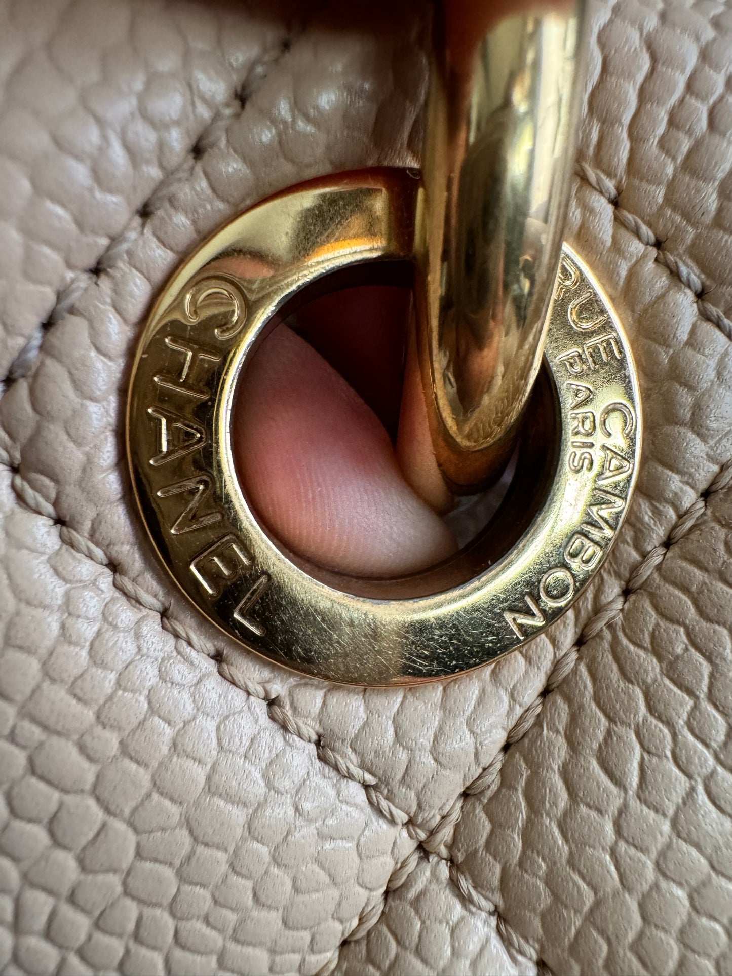 Chanel Beige GST in Gold Hardware