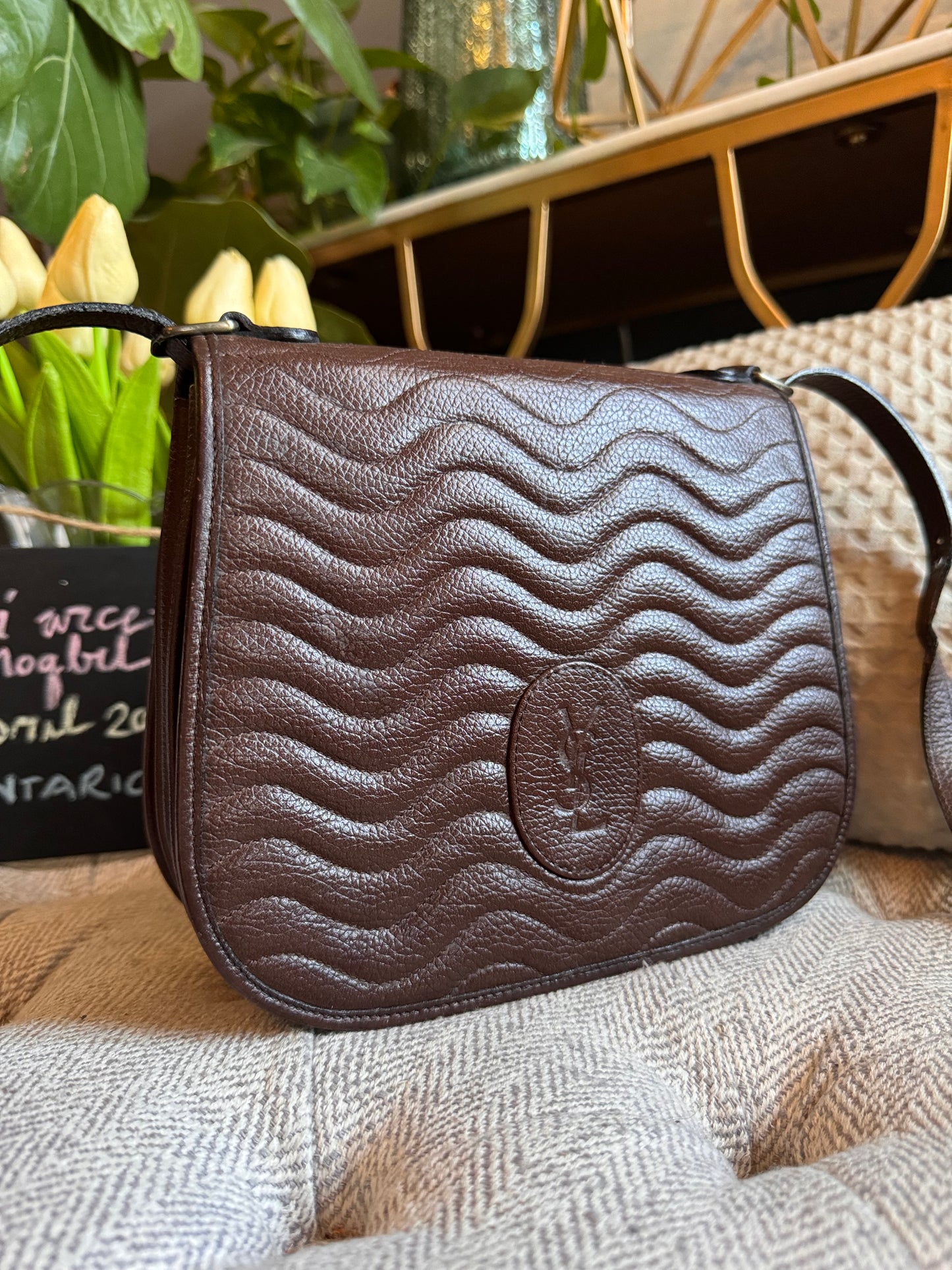 Yves Saint Laurent vintage leather crossbody