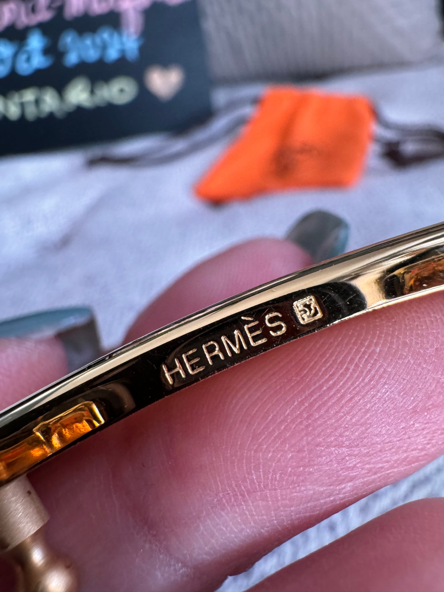 Hermes Belt Buckle -Gold tone