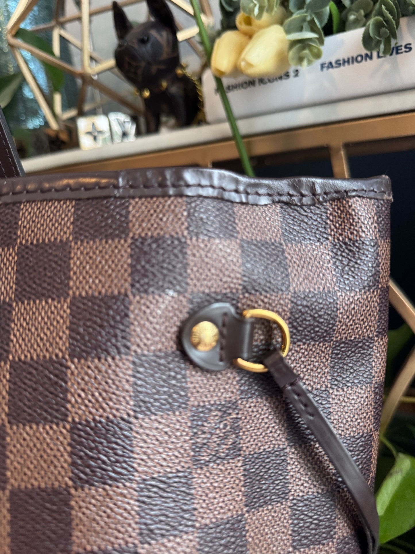 Neverfull MM in Damier Ebene -Rose Ballerine