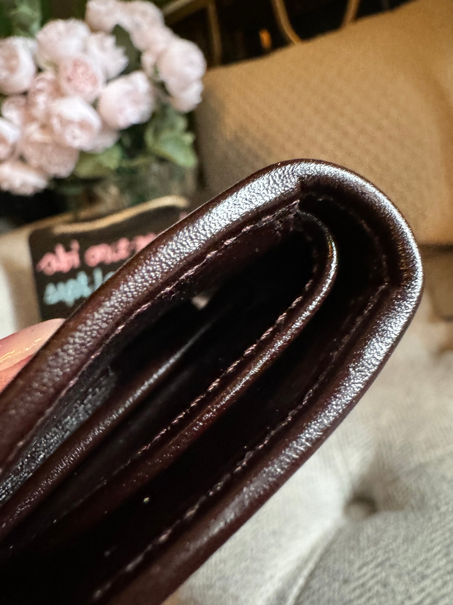Fendi Zucca halfmoon wallet