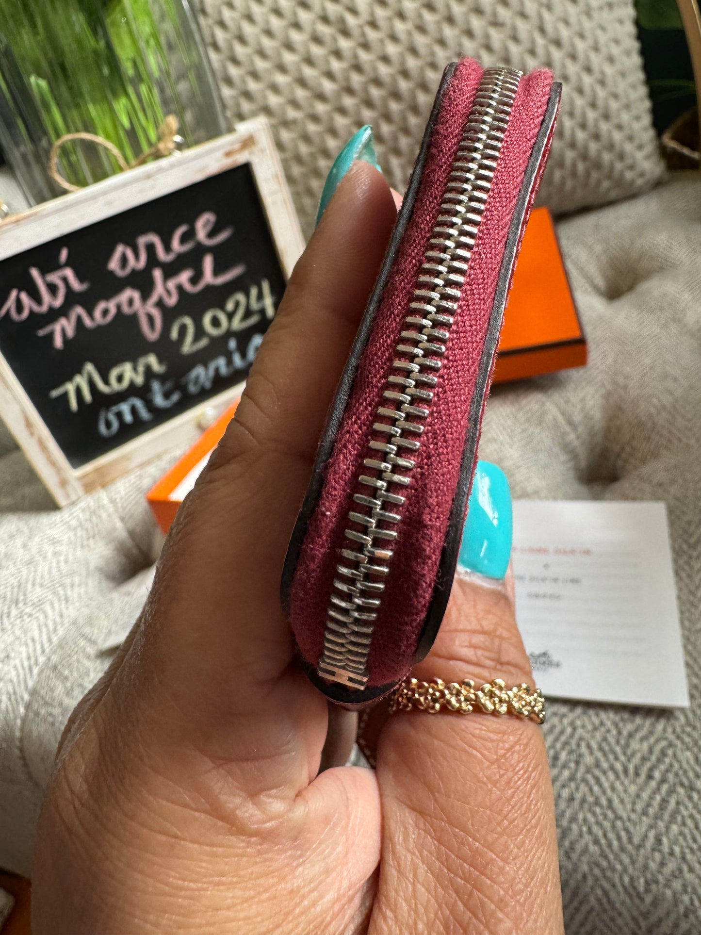 Hermes Silk’in Coin purse