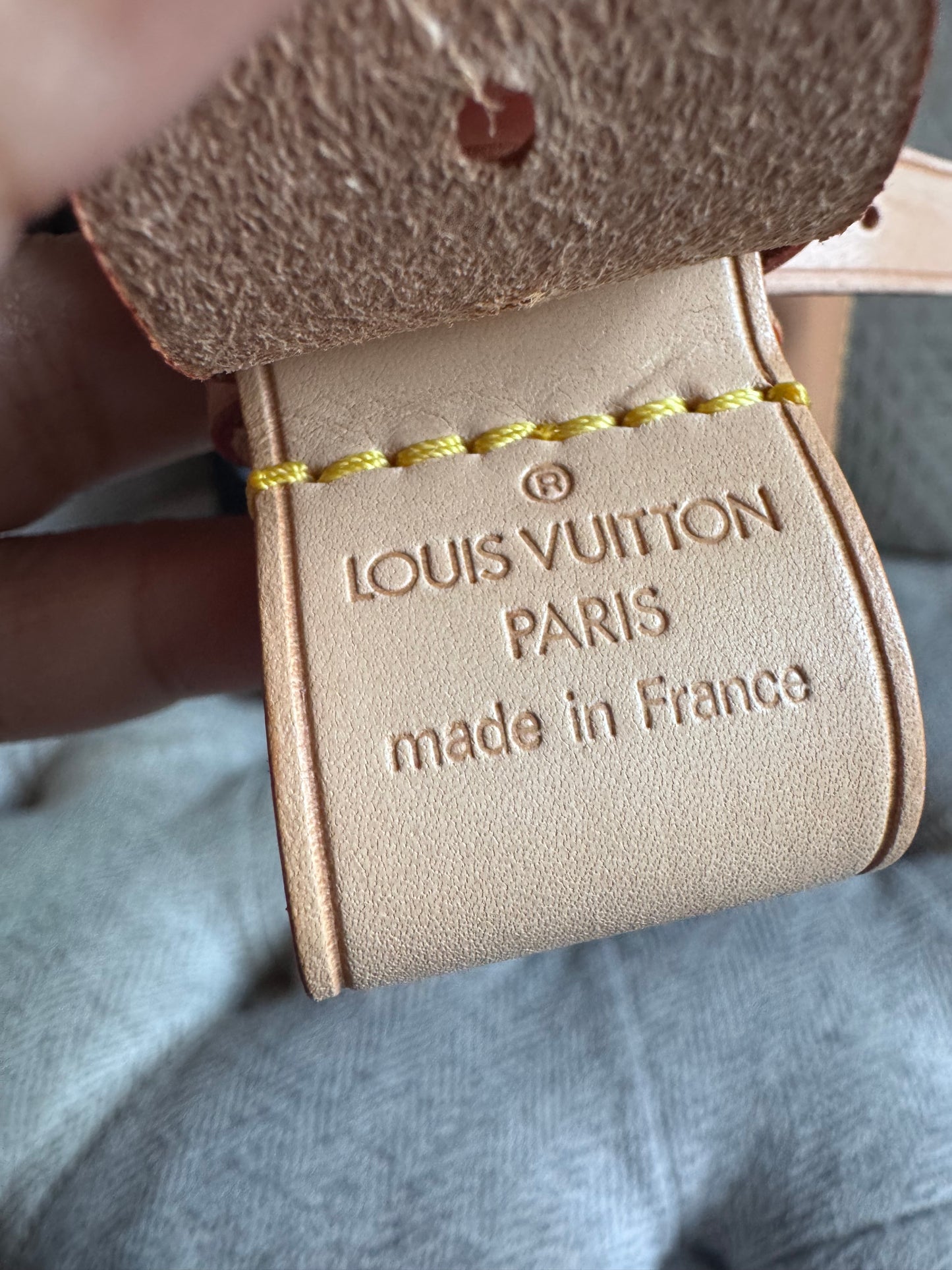 Louis Vuitton Luggage tag/Poignet + Lock/Key Bundle